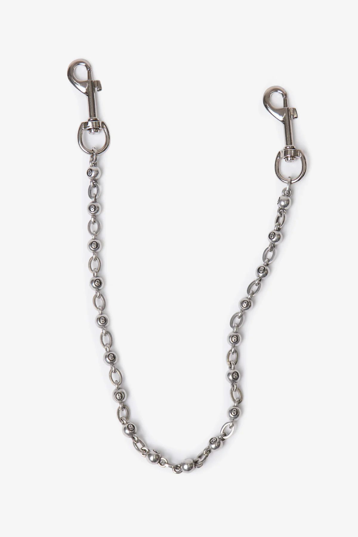 8 Ball Wallet Chain - Silver - Image 2