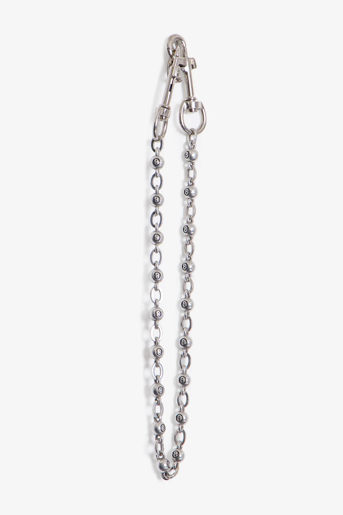 8 Ball Wallet Chain - Silver - Image 3