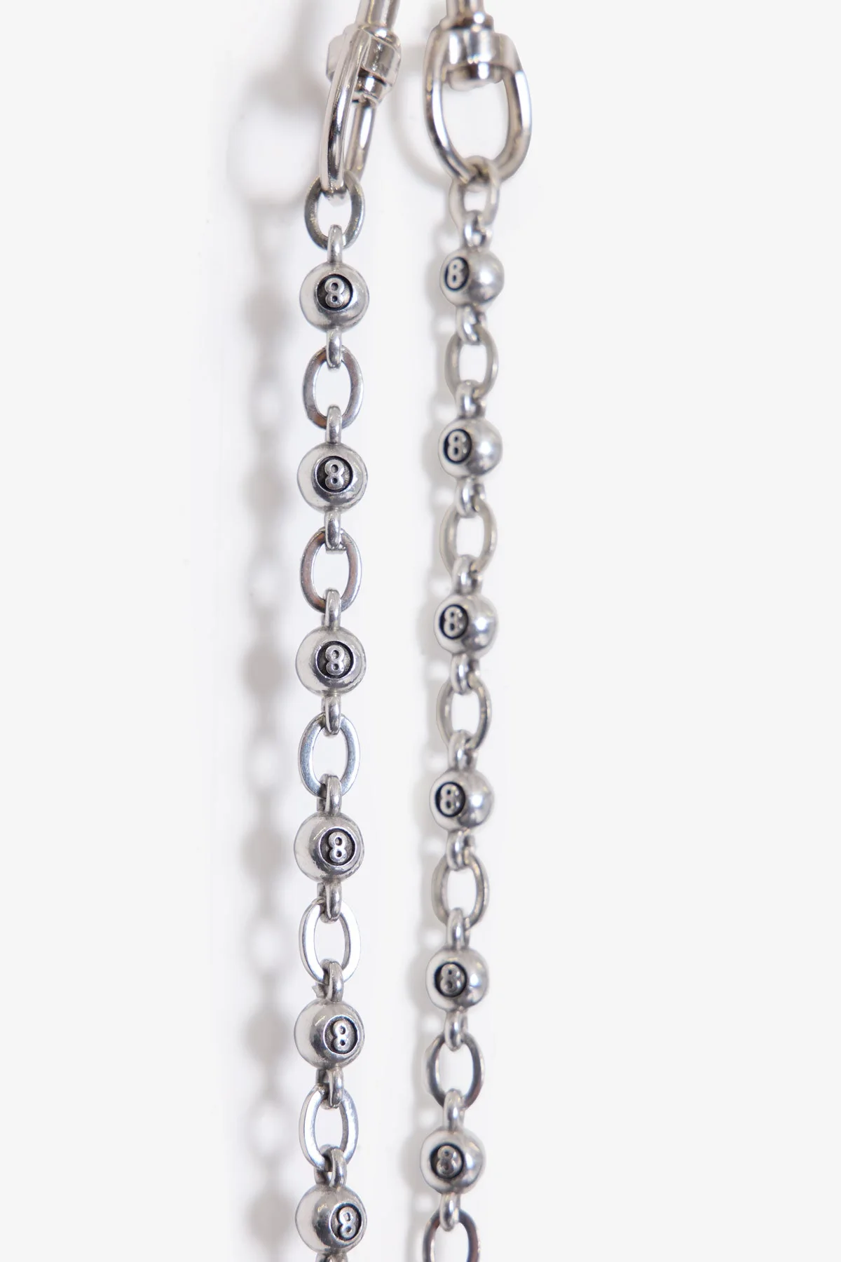8 Ball Wallet Chain - Silver - Image 4