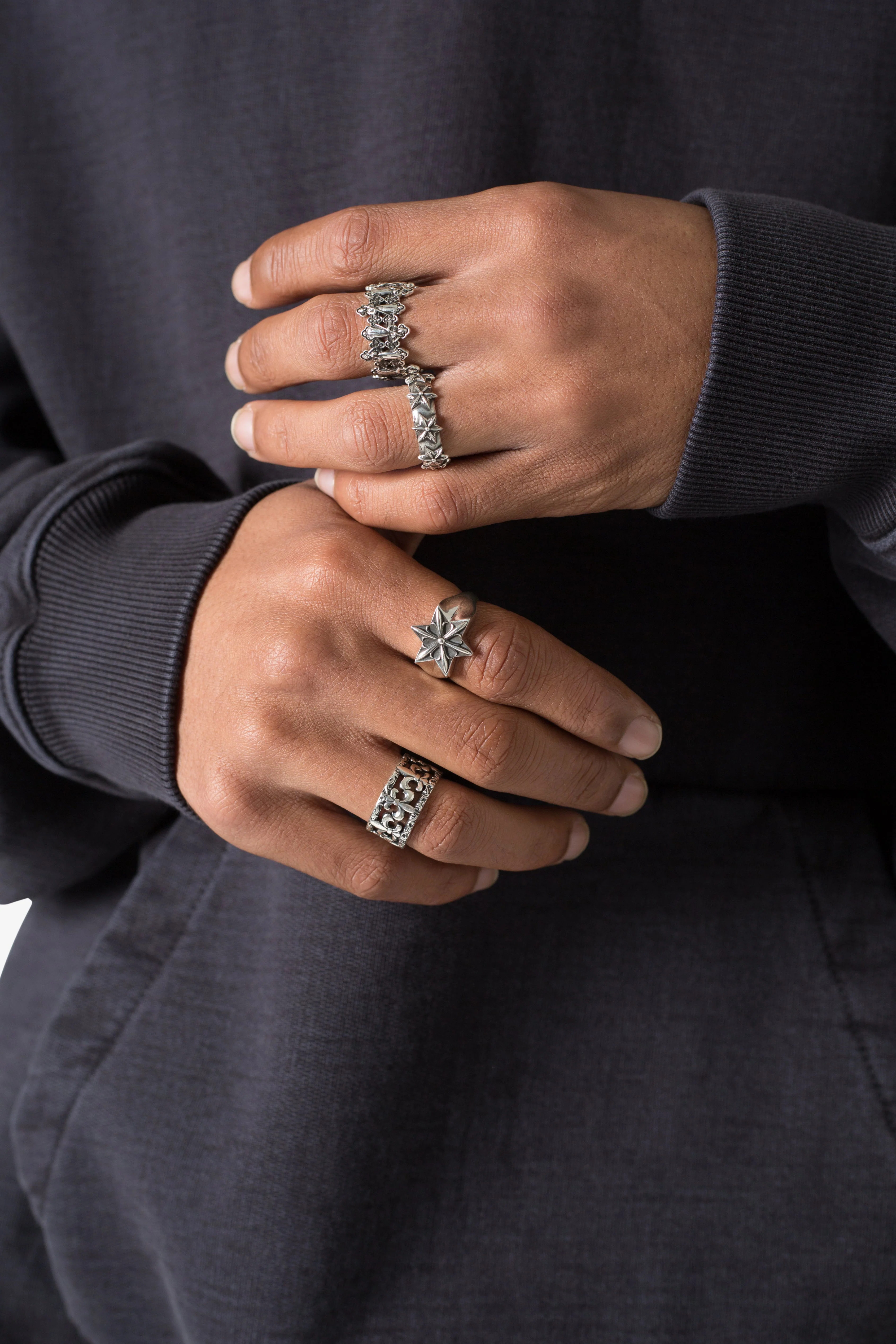 Reaper Sterling Silver Ring - SIlver - Image 6