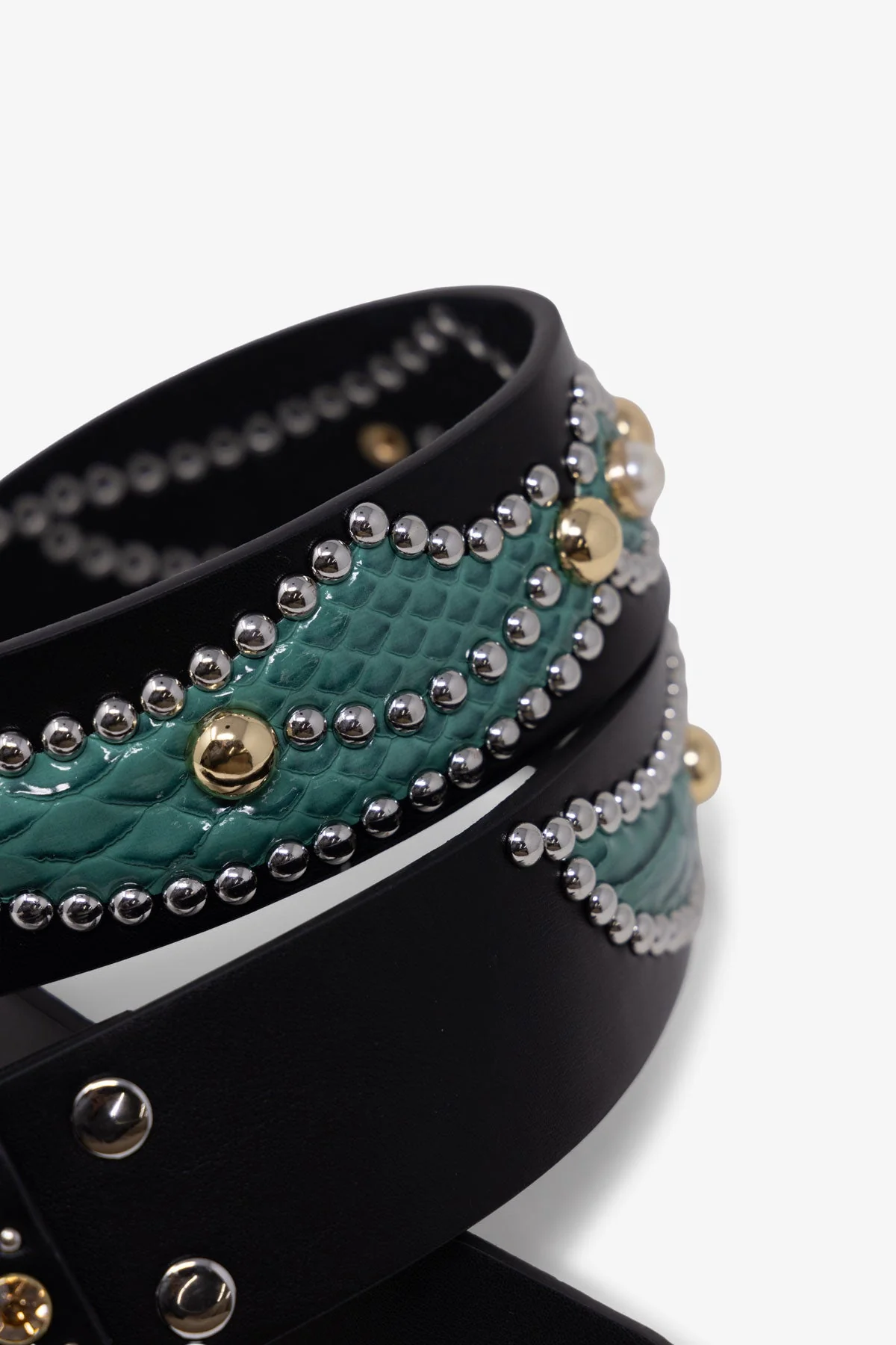 Vintage Python Belt - Black - Image 3