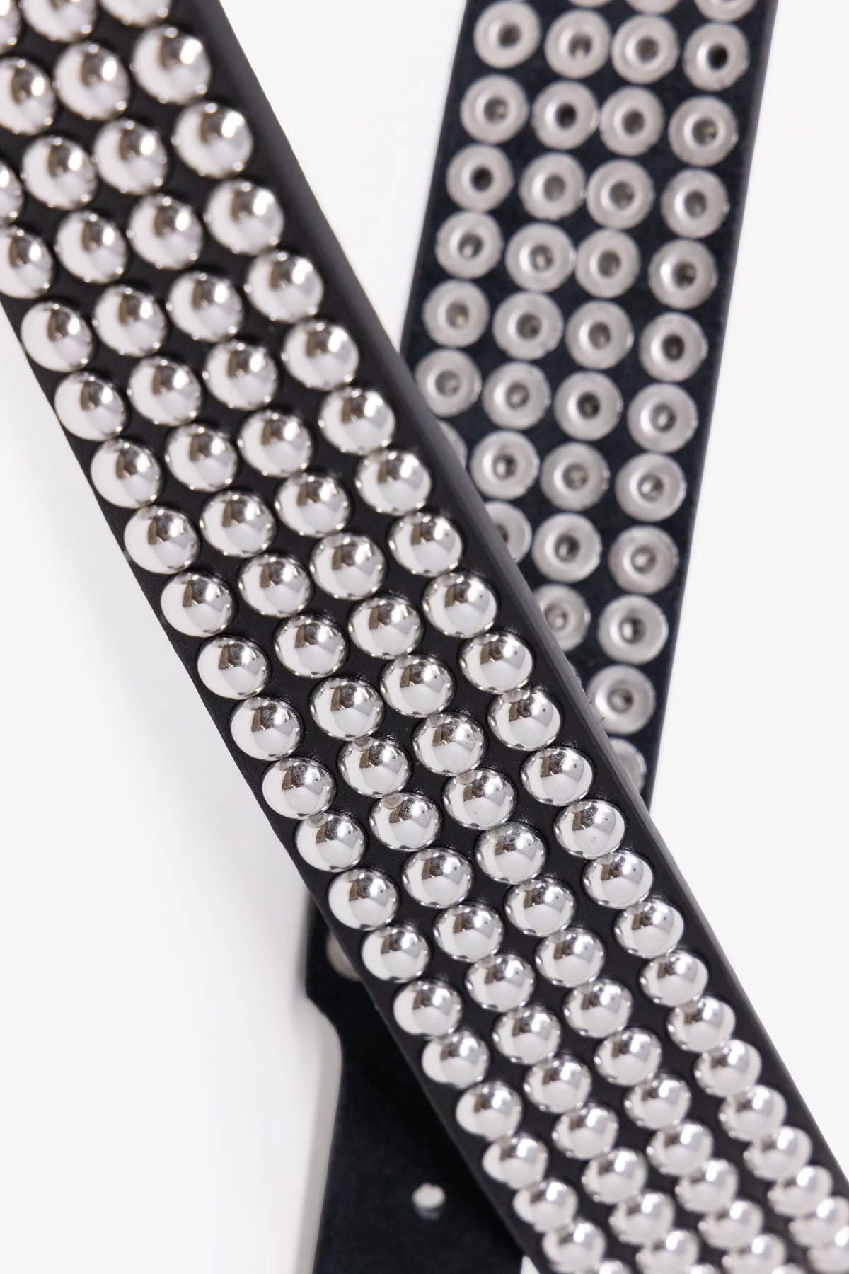 Vintage Studded Belt - Black - Image 4