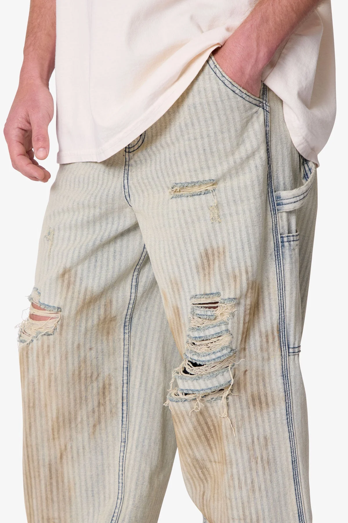 Ultra Baggy Railroad Pants - Multi - Image 7