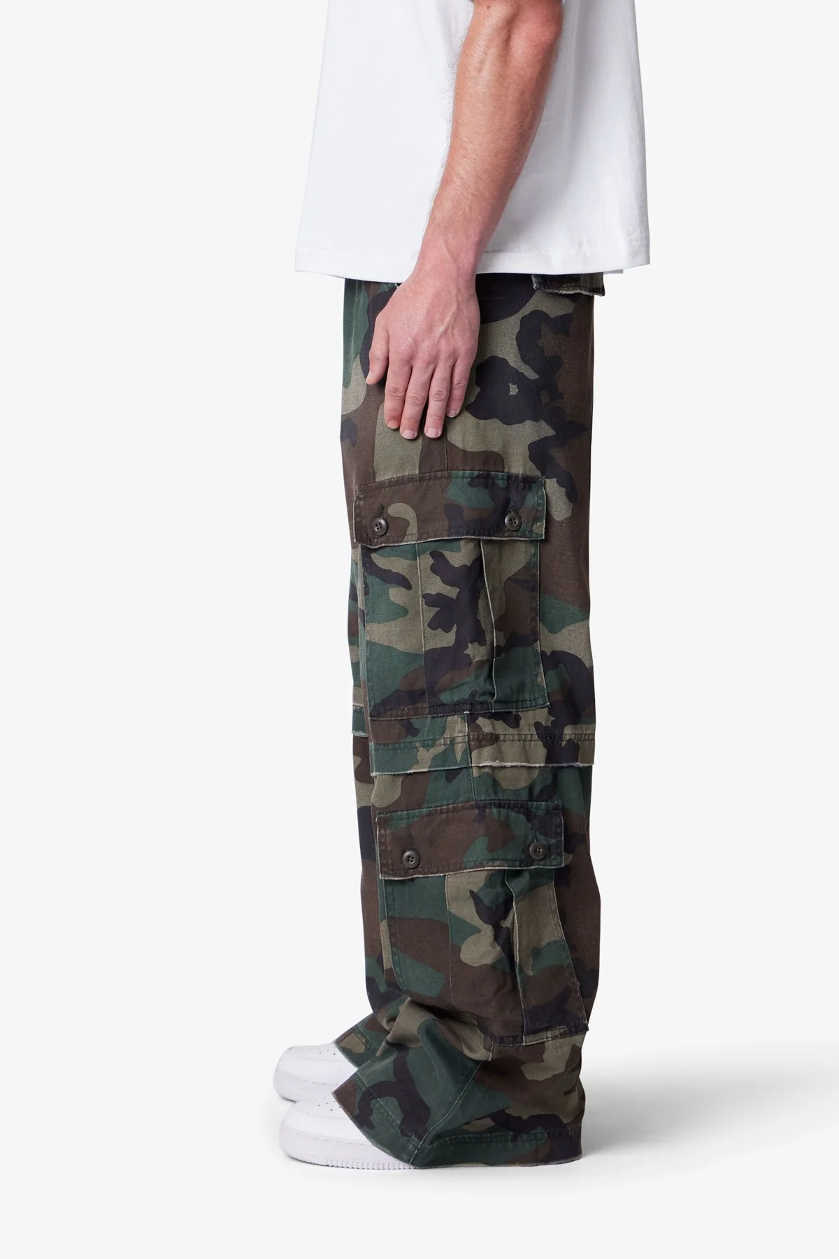 Baggy Rave Cargo Pants - Camo - Image 4