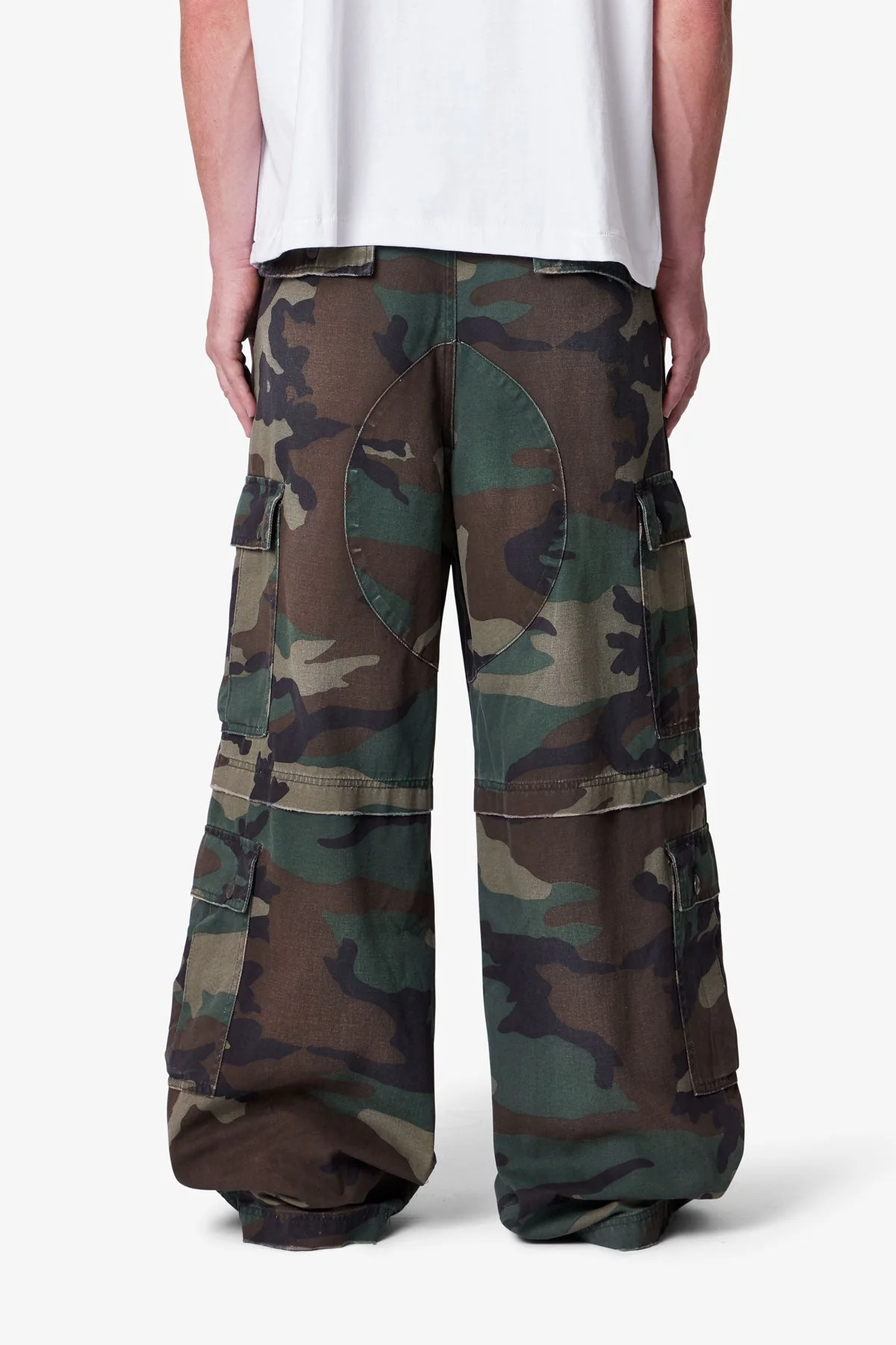 Baggy Rave Cargo Pants - Camo - Image 5