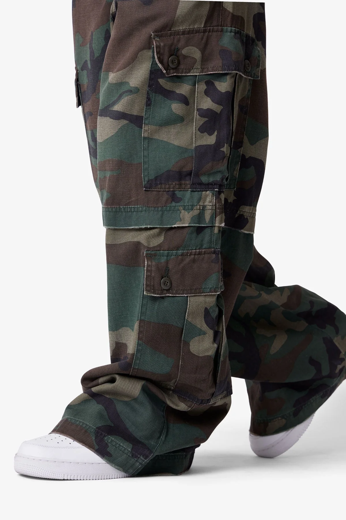Baggy Rave Cargo Pants - Camo - Image 8