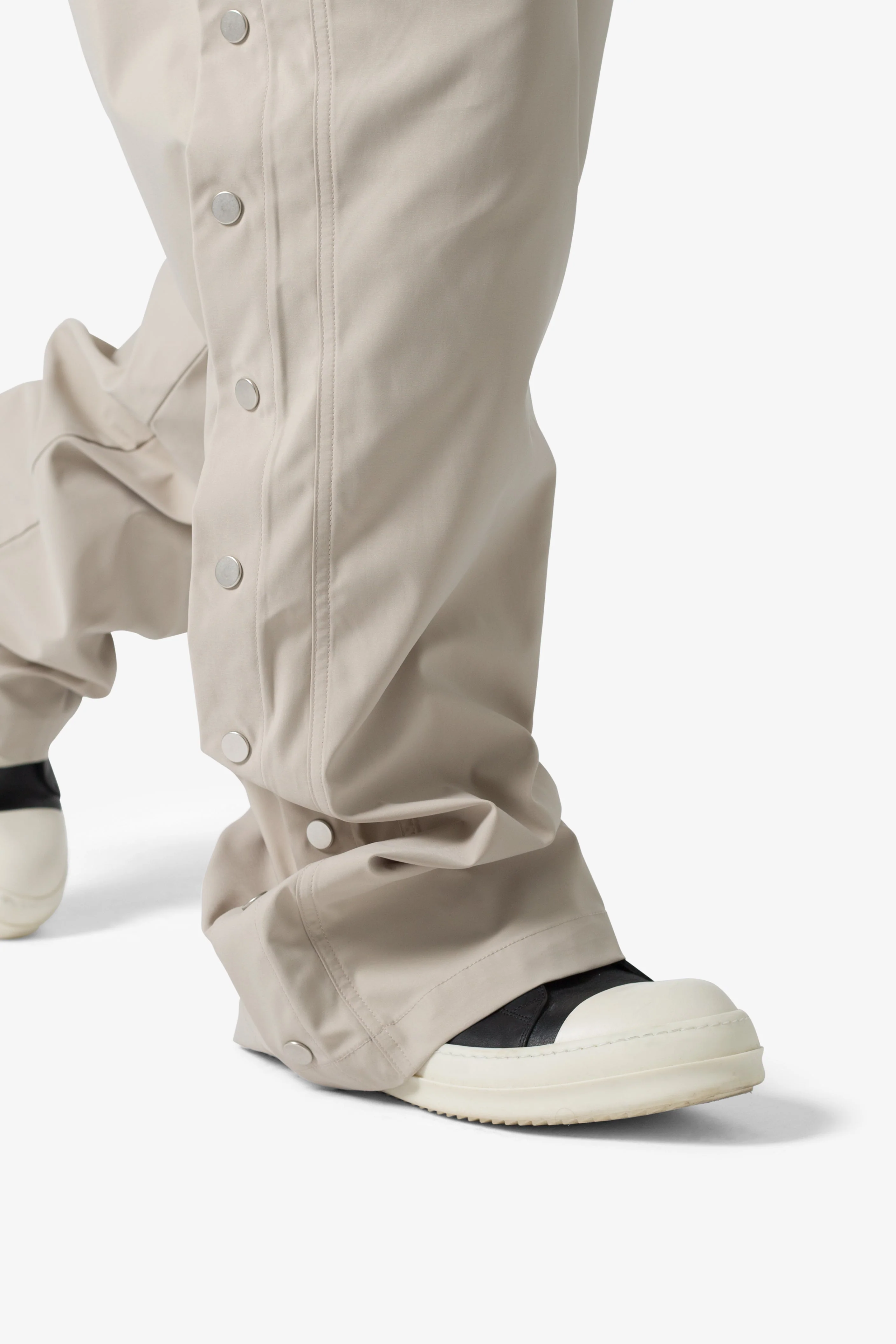 Side Snap Nylon Pants - Tan - Image 8