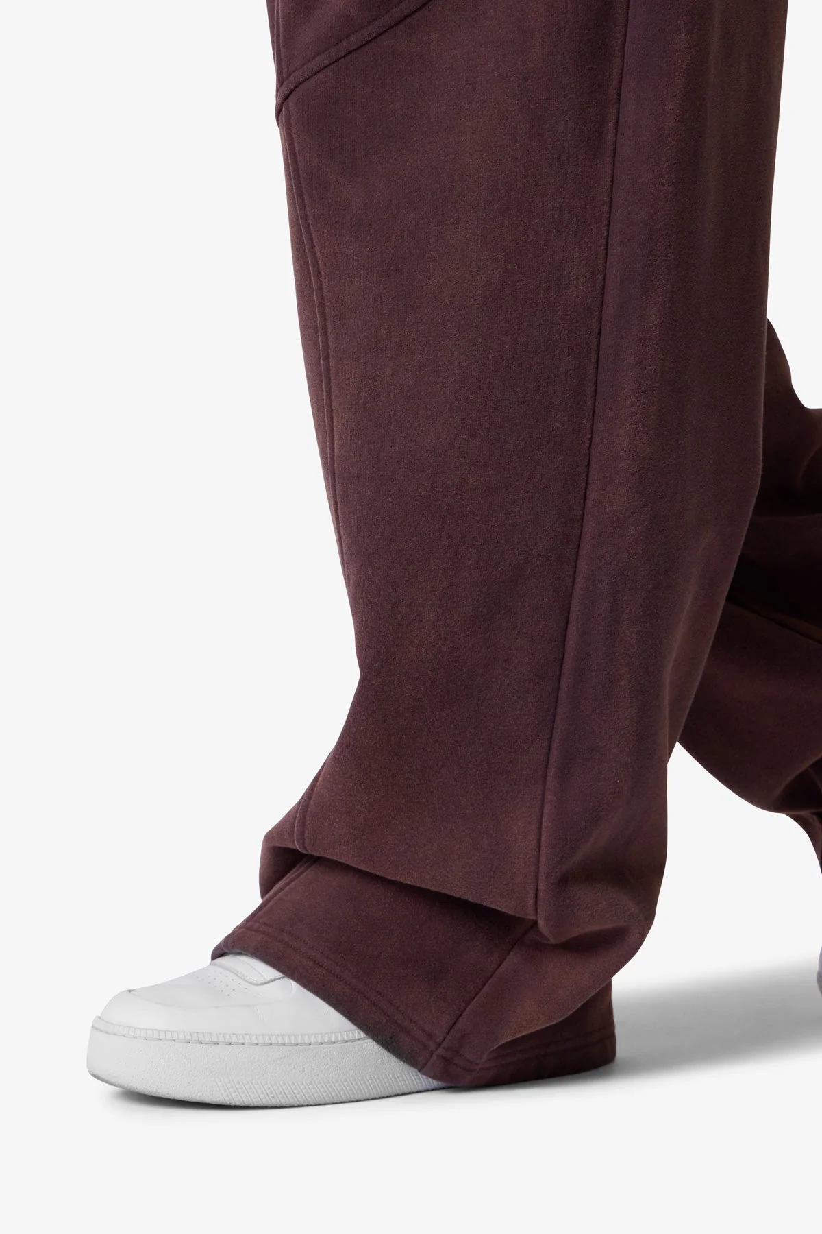 Cross Seamed Sweatpants - Washed Brown - Image 8