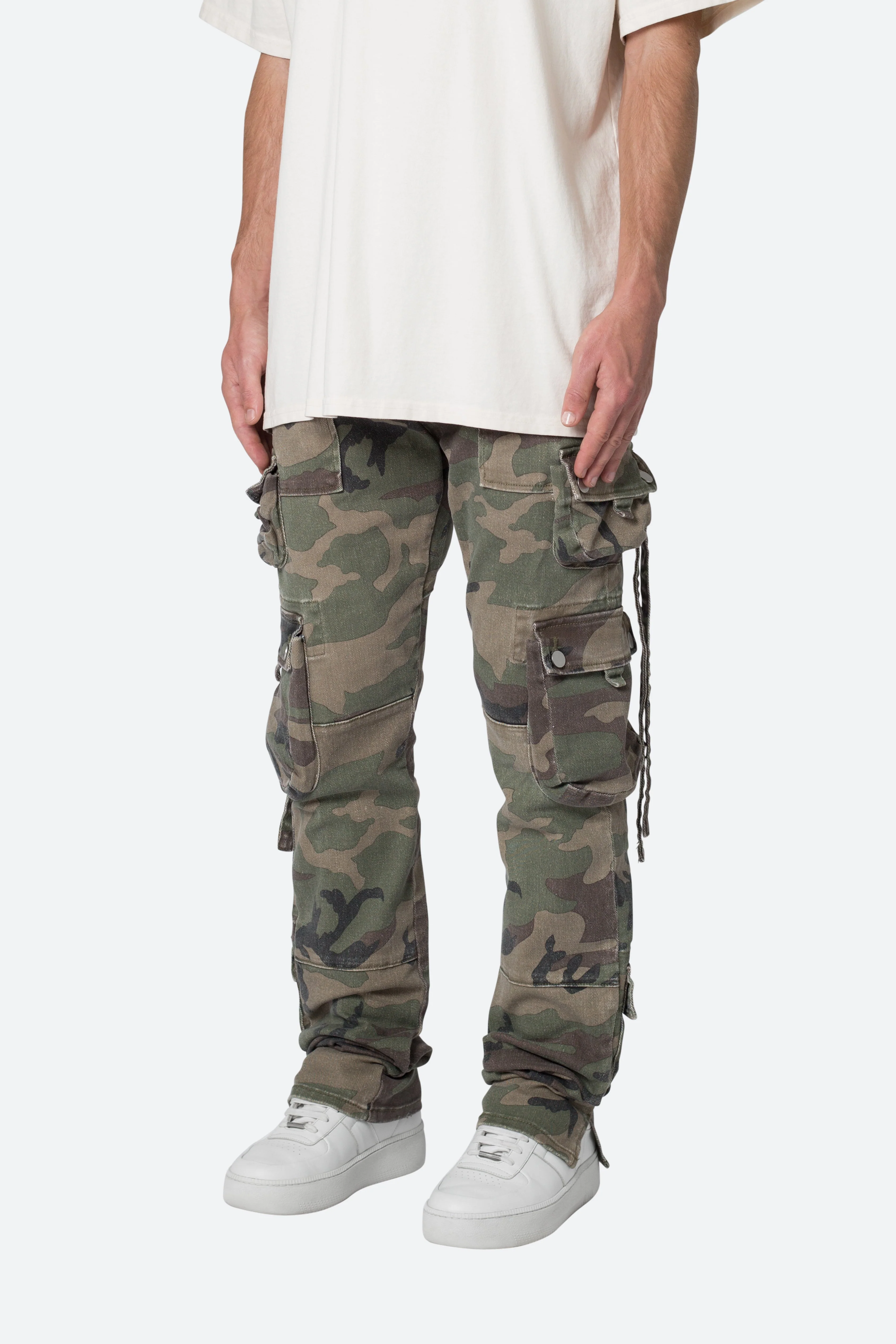 D152 Cargo Pants - Woodland Camo - Image 2