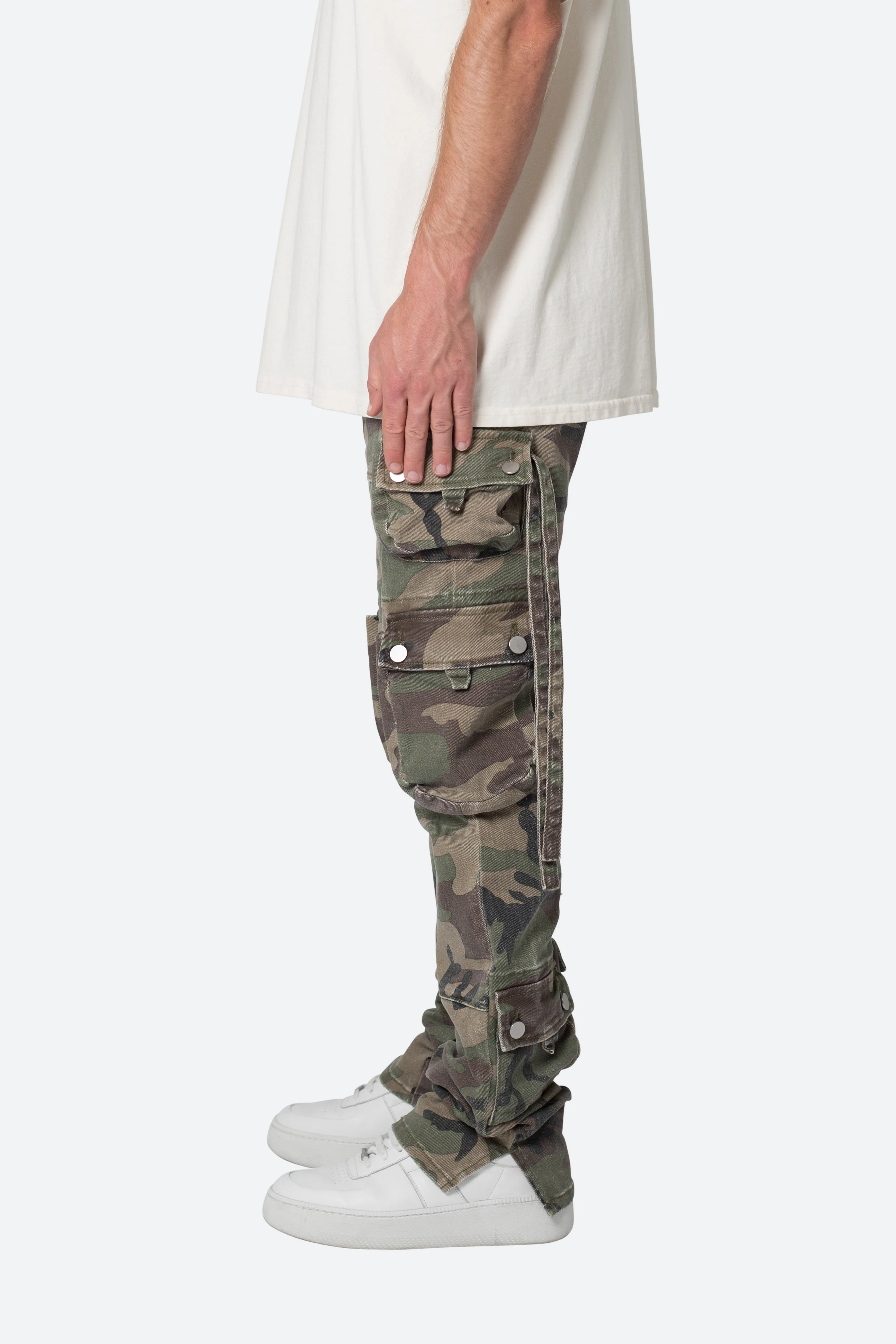 D152 Cargo Pants - Woodland Camo - Image 4