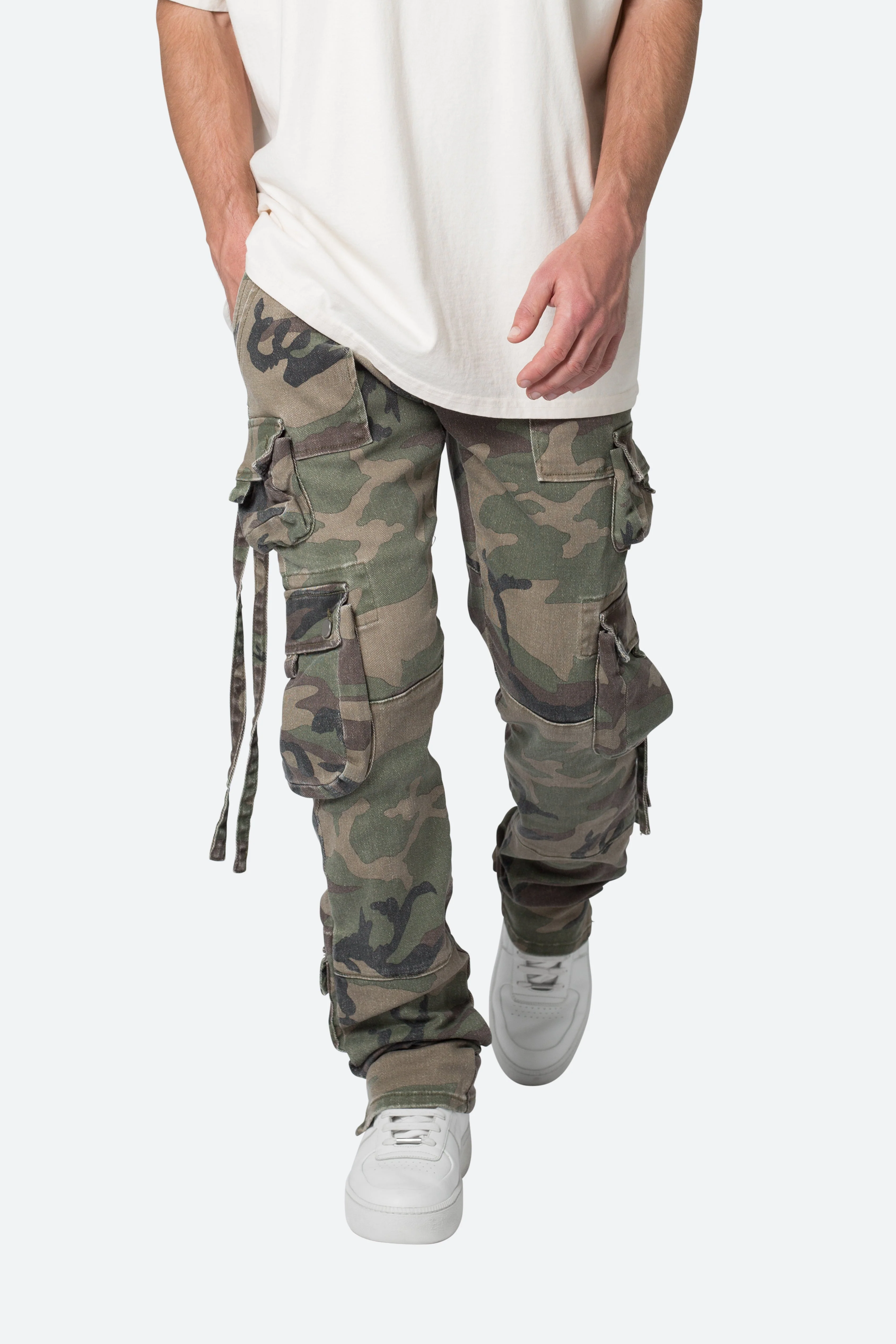 D152 Cargo Pants - Woodland Camo - Image 6