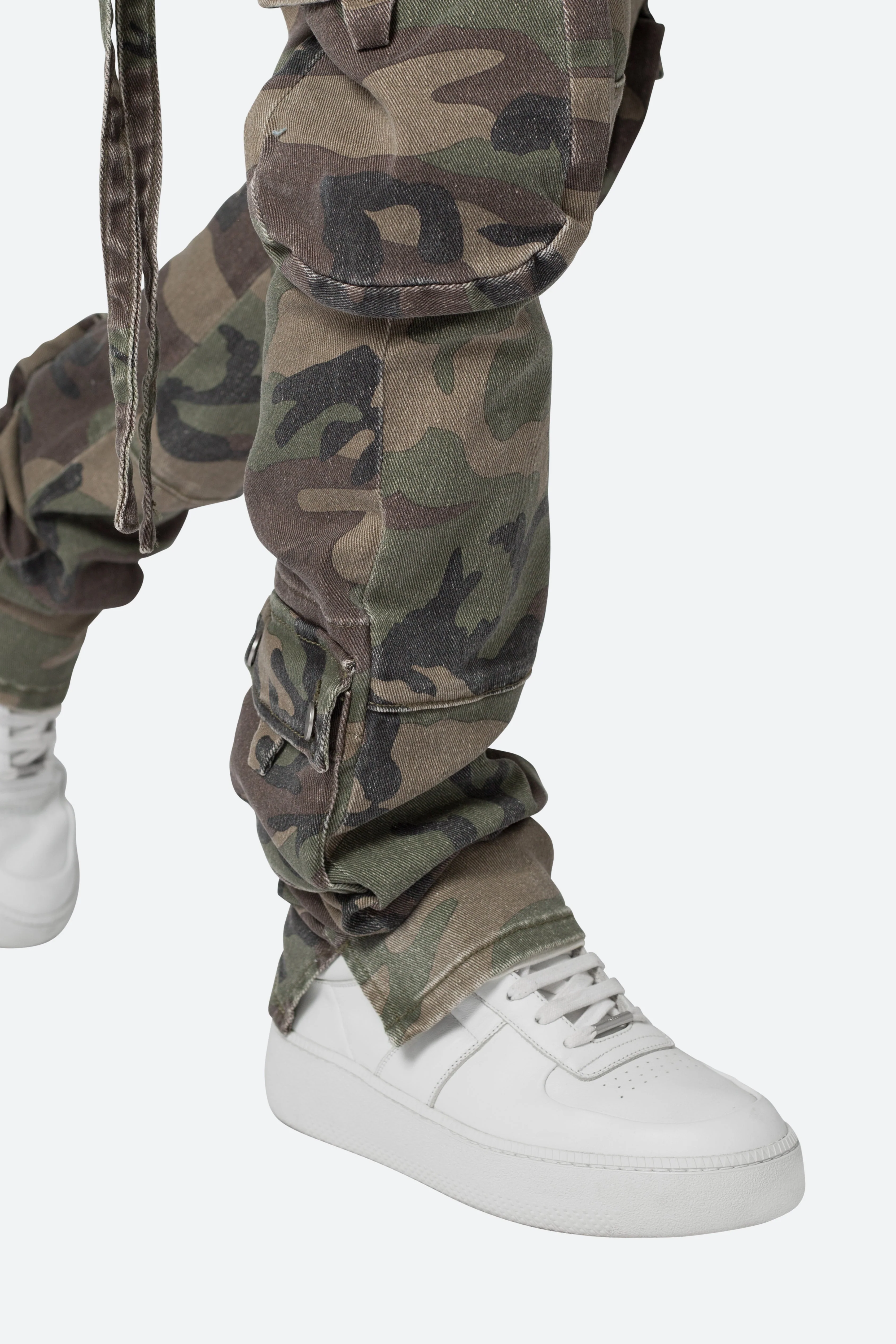 D152 Cargo Pants - Woodland Camo - Image 8