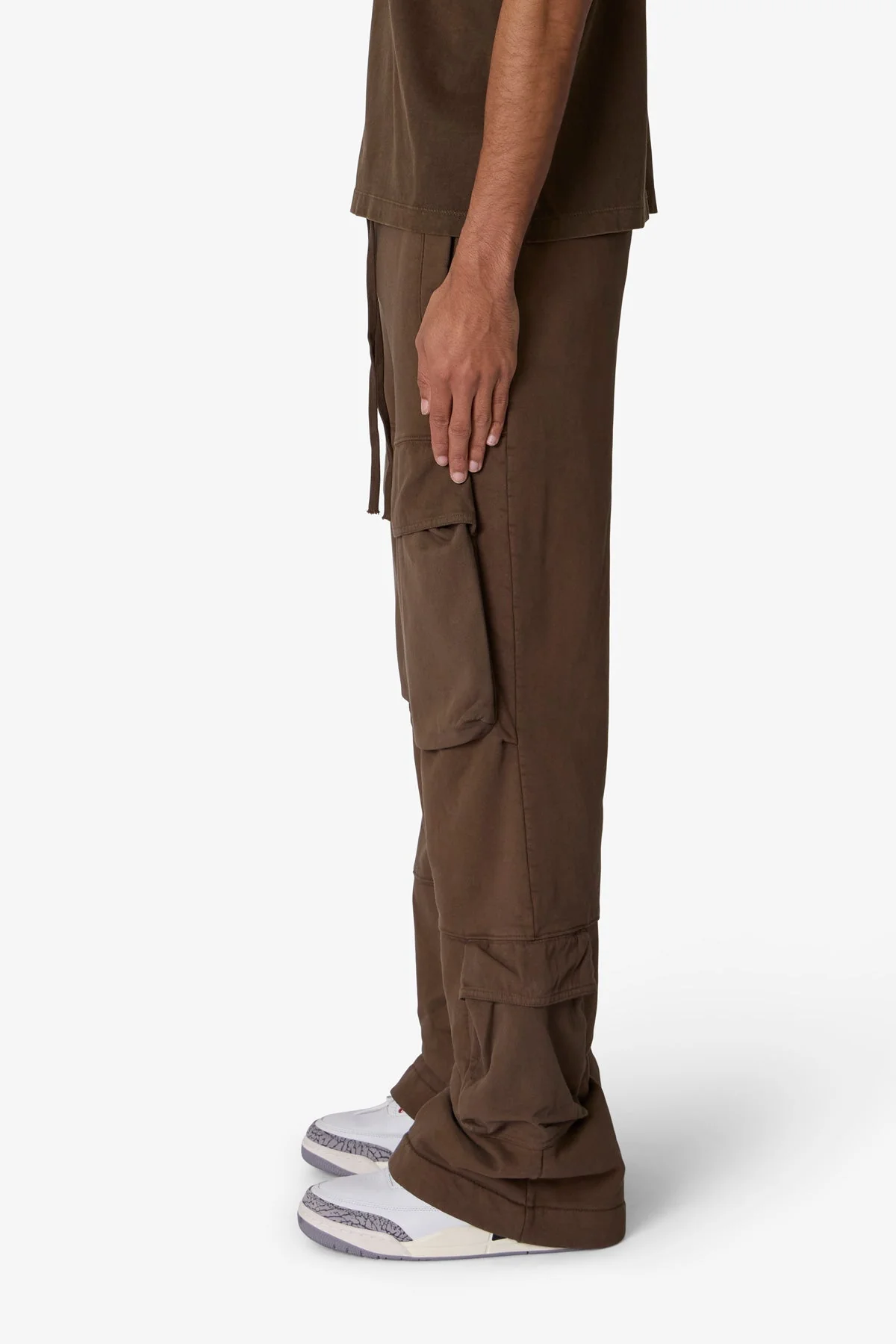 Front Cargo Sweatpants - Olive - Image 4