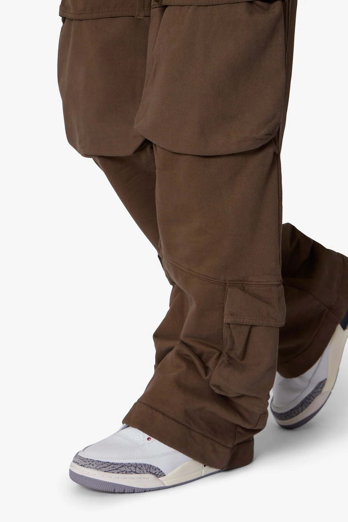 Front Cargo Sweatpants - Olive - Image 7
