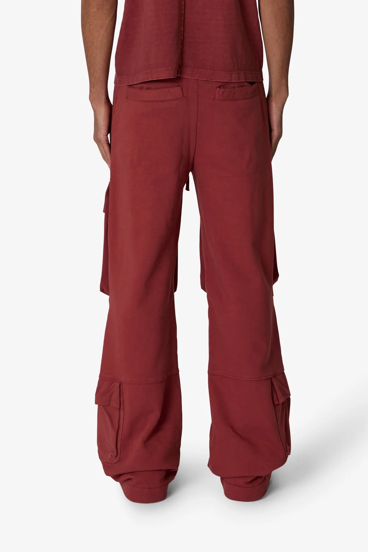 Front Cargo Sweatpants - Rust - Image 5