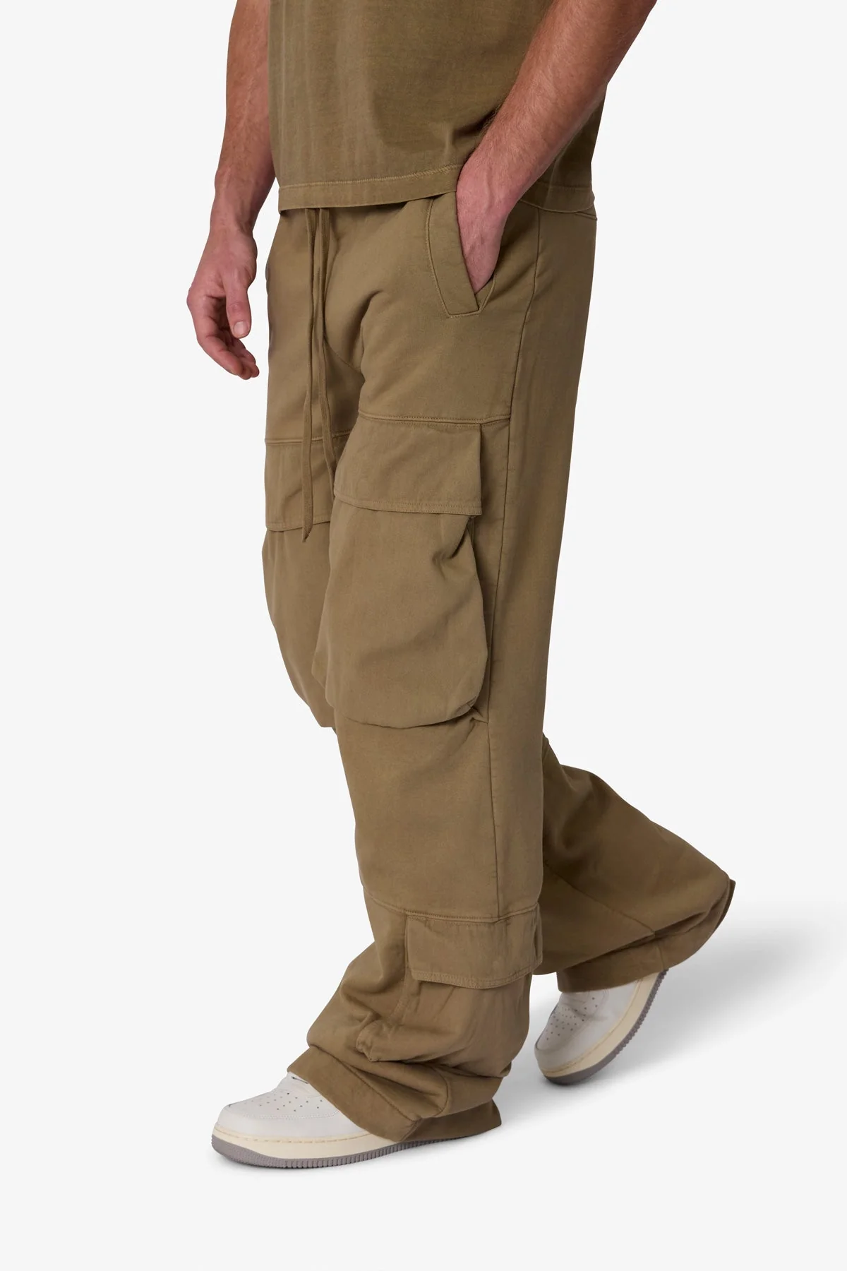 Front Cargo Sweatpants - Washed Earth - Image 6