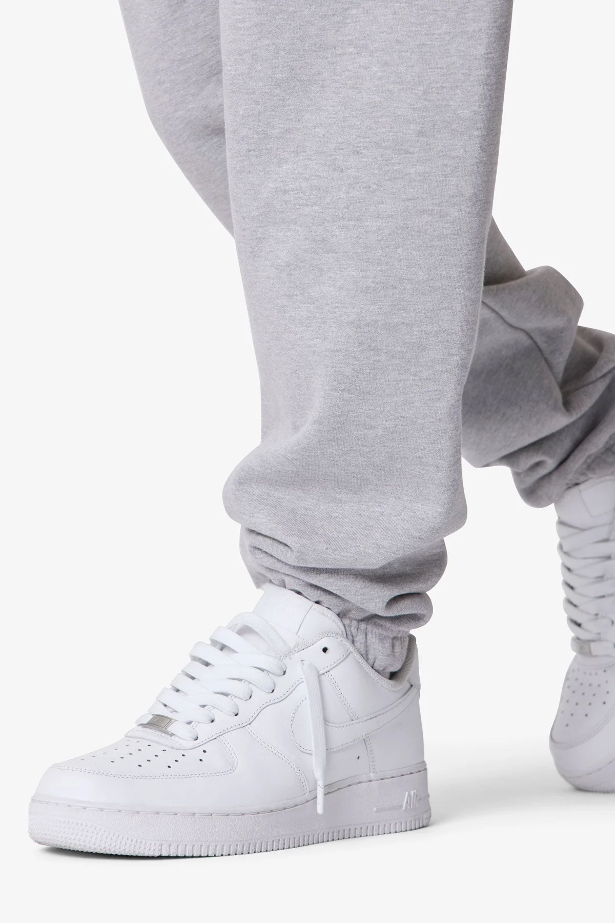 Heavy Basic Sweatpants - Marled Grey - Image 7