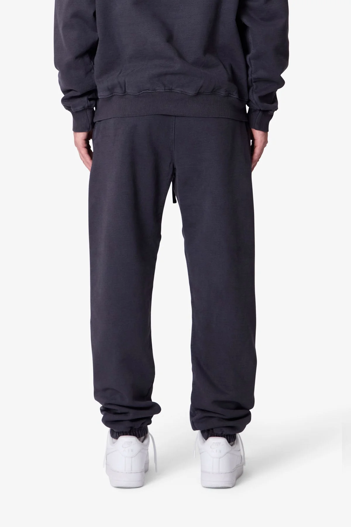 Heavy Basic Sweatpants - Washed Black - Image 5