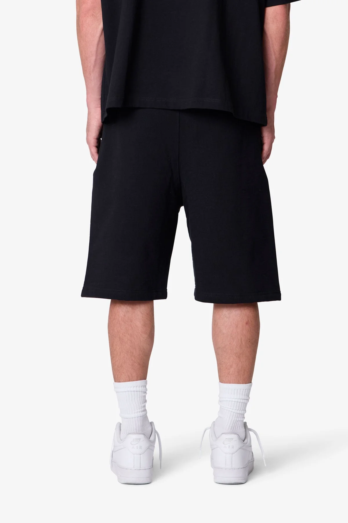 Heavy Basic Sweatshorts - Black - Image 5
