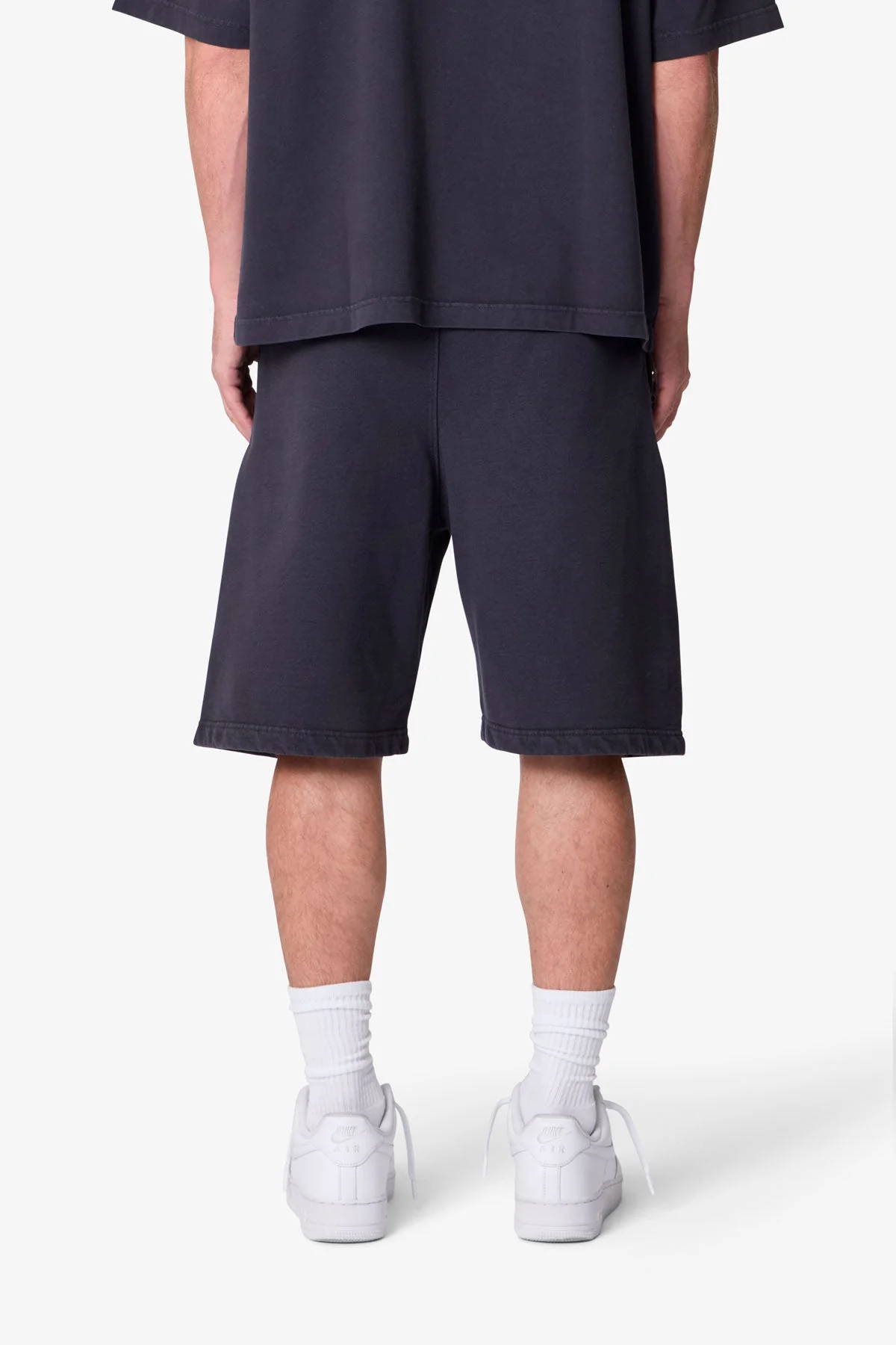 Heavy Basic Sweatshorts - Washed Black - Image 5