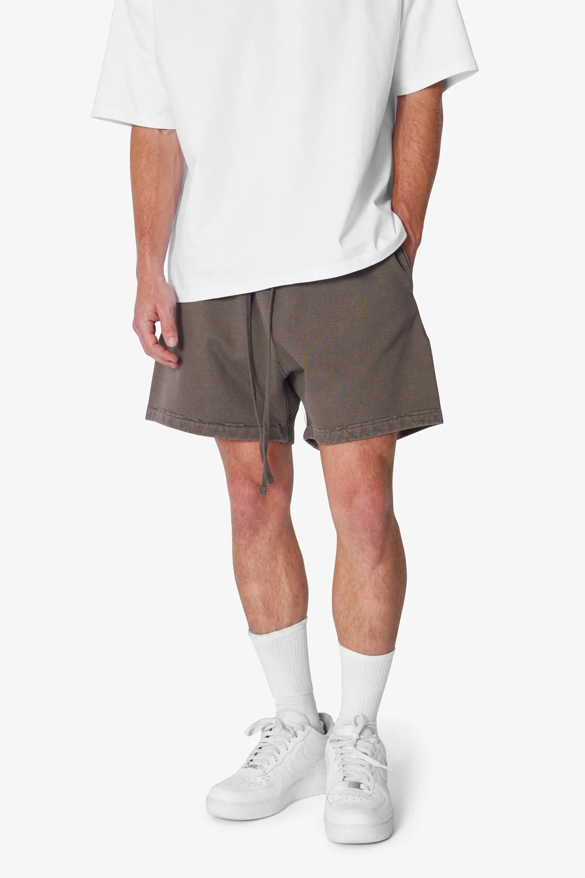 Heavy Every Day Sweatshorts - Muddy Grey - Image 6