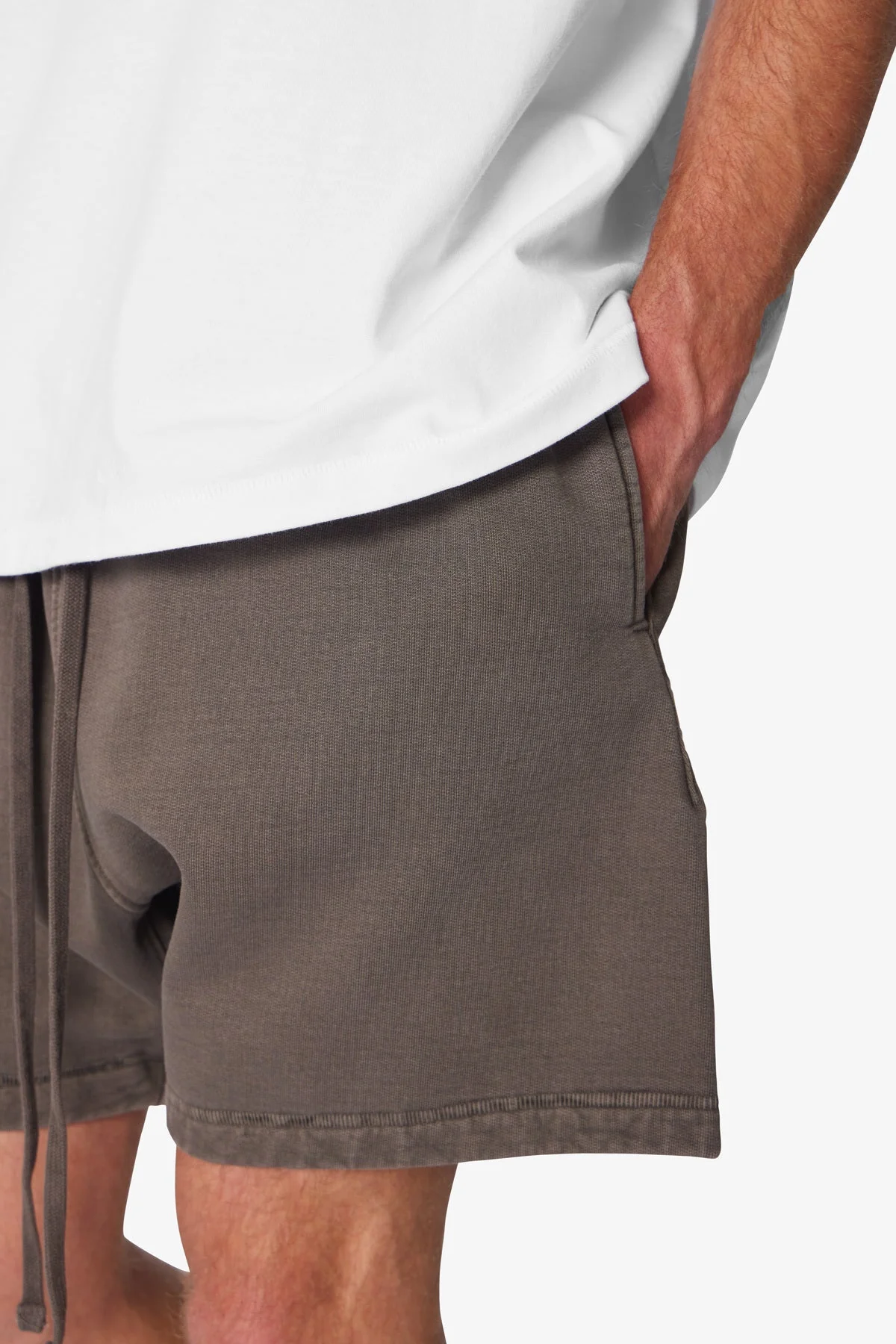 Heavy Every Day Sweatshorts - Muddy Grey - Image 7