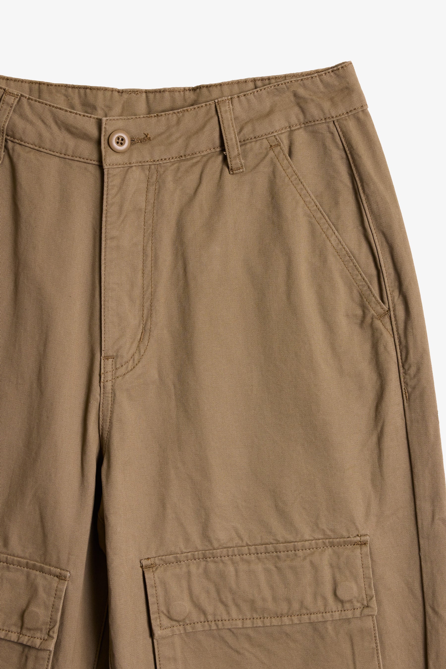 LWH Relaxed Baggy Cargo Pants - Olive - Image 4