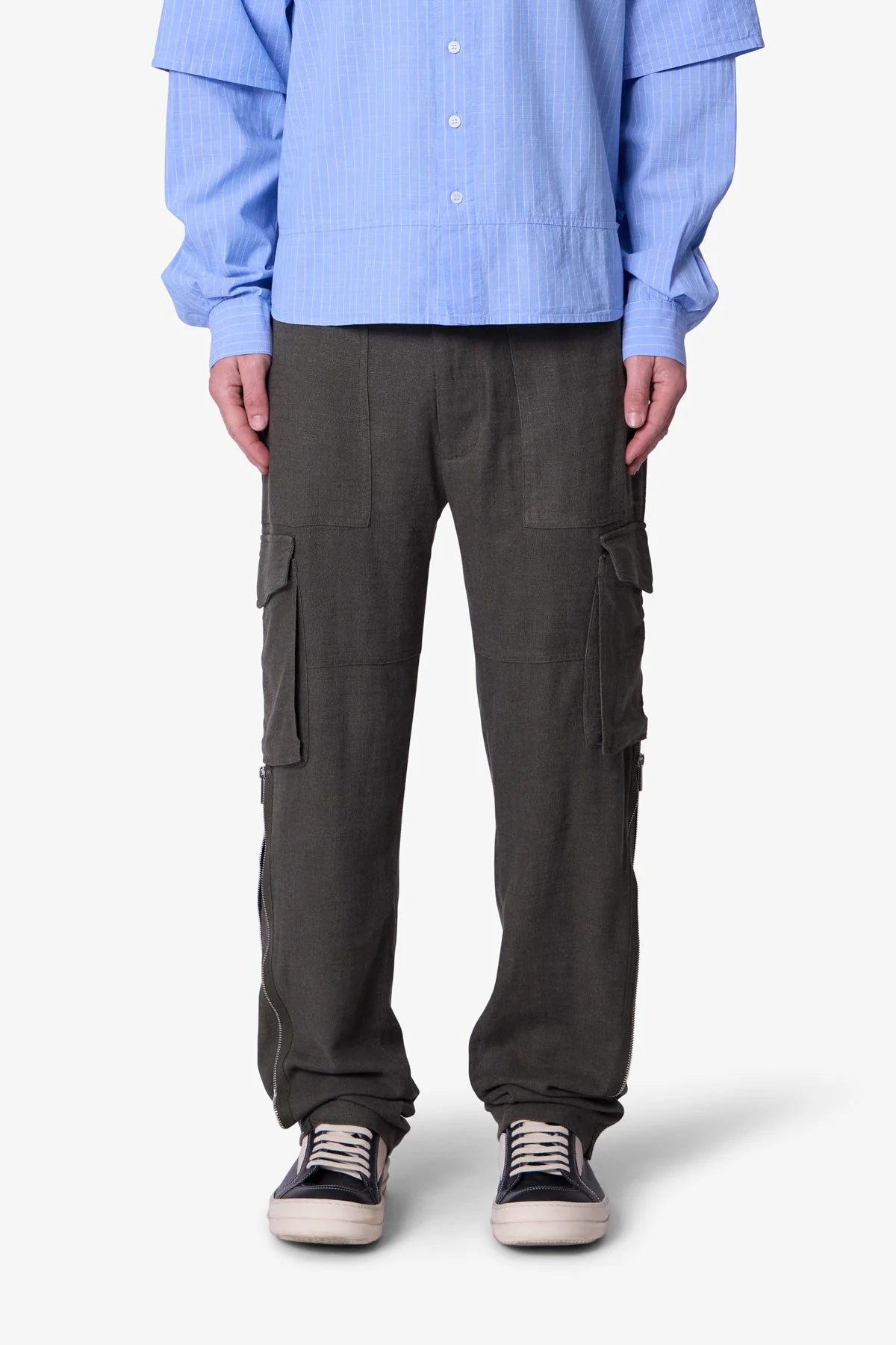 Military Trouser Pants - Olive - Image 2
