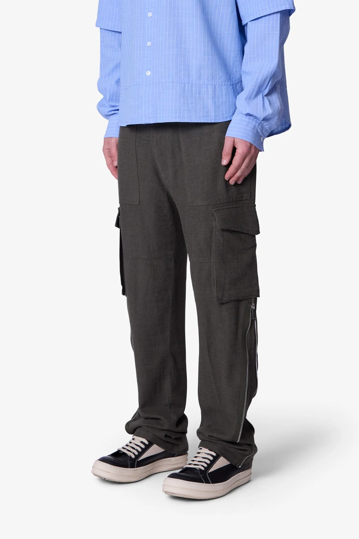 Military Trouser Pants - Olive - Image 3