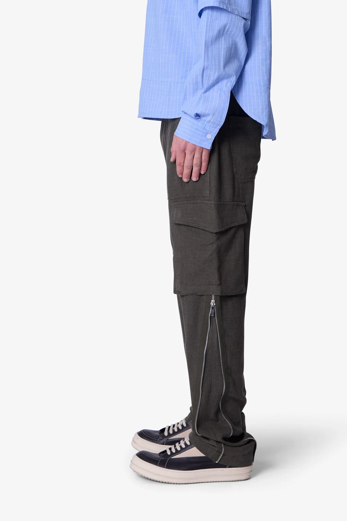 Military Trouser Pants - Olive - Image 4
