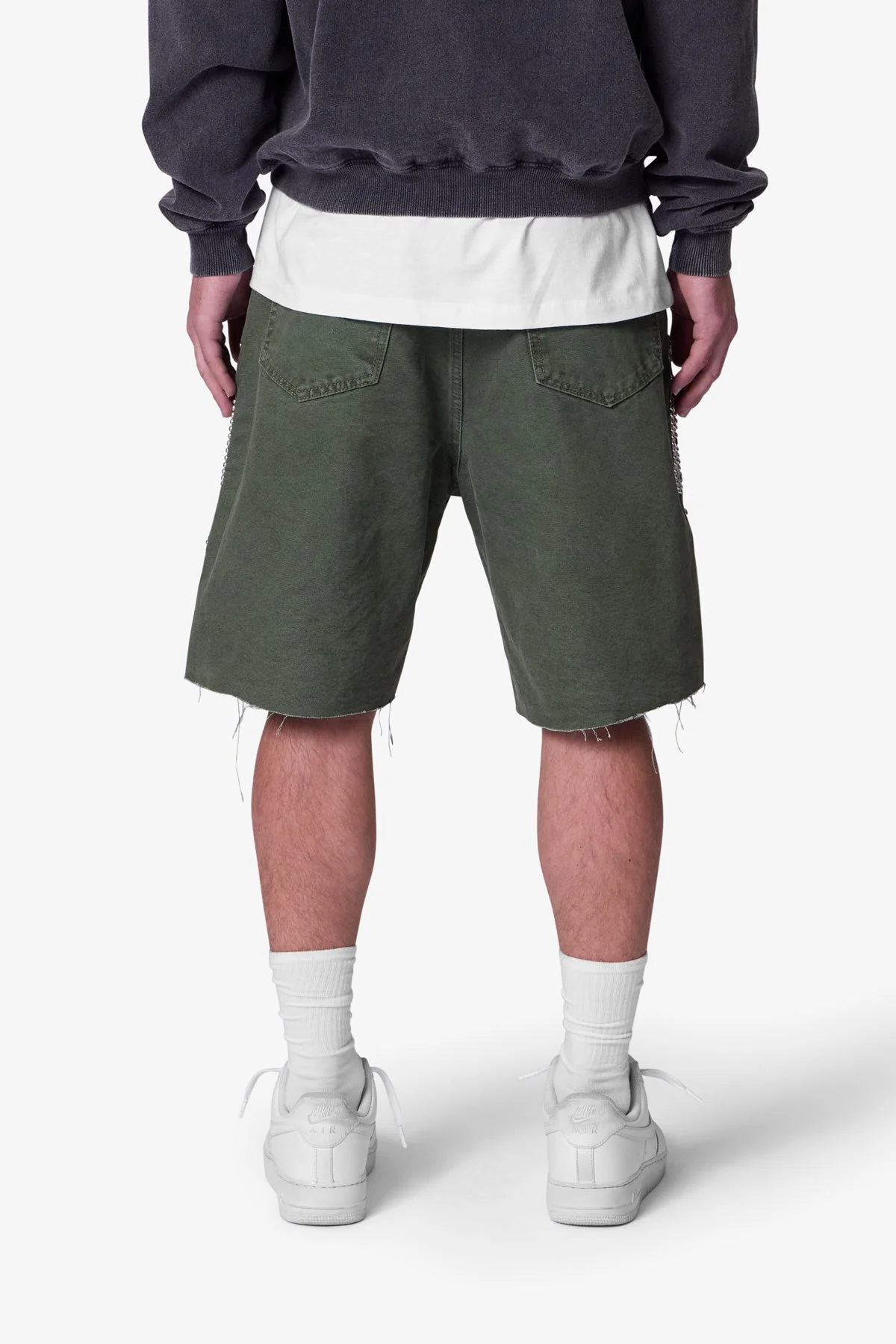 Mojave Canvas Shorts - Olive - Image 6