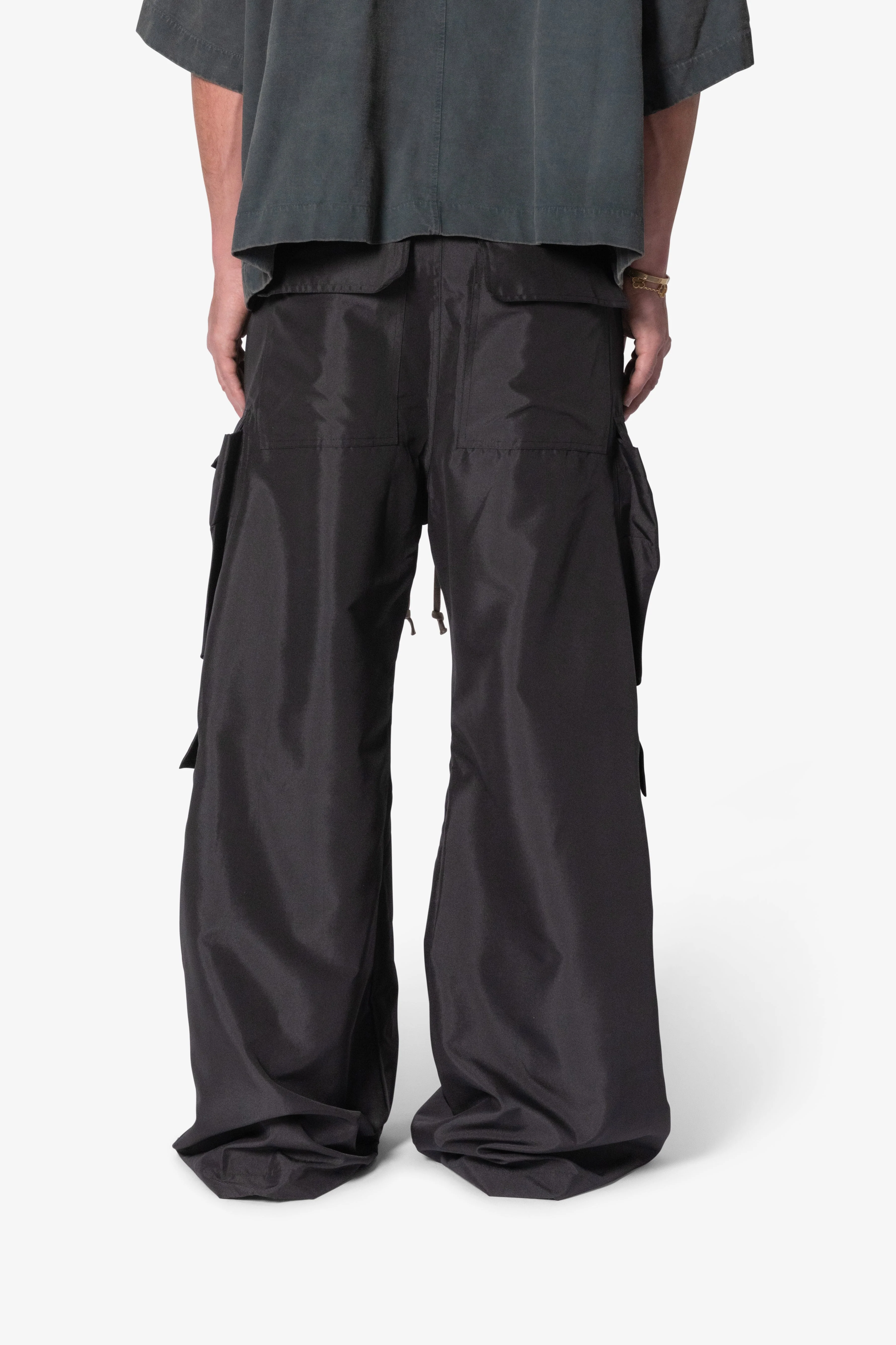 Rave Double Cargo Pants - Black - Image 5