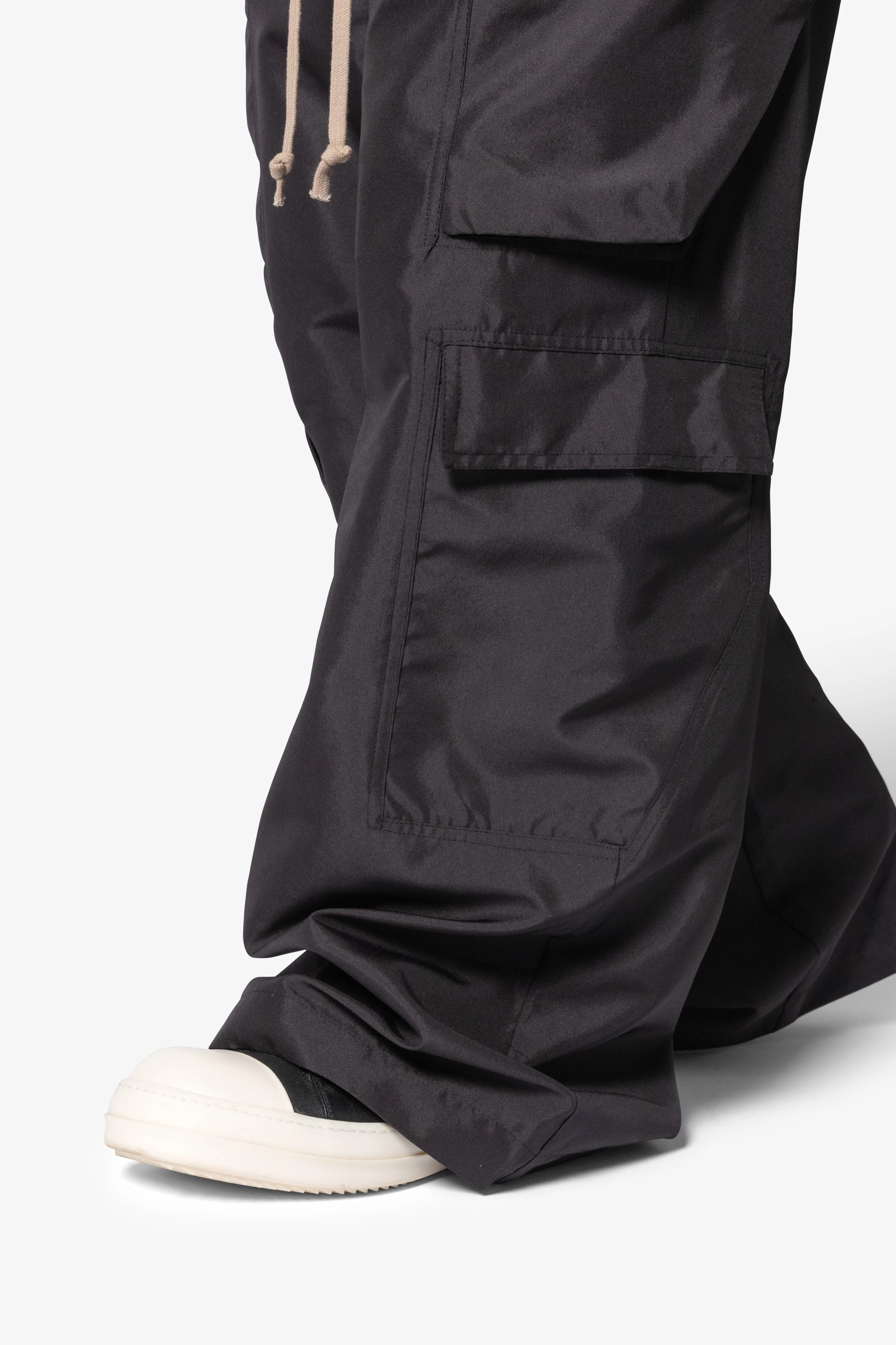 Rave Double Cargo Pants - Black - Image 8