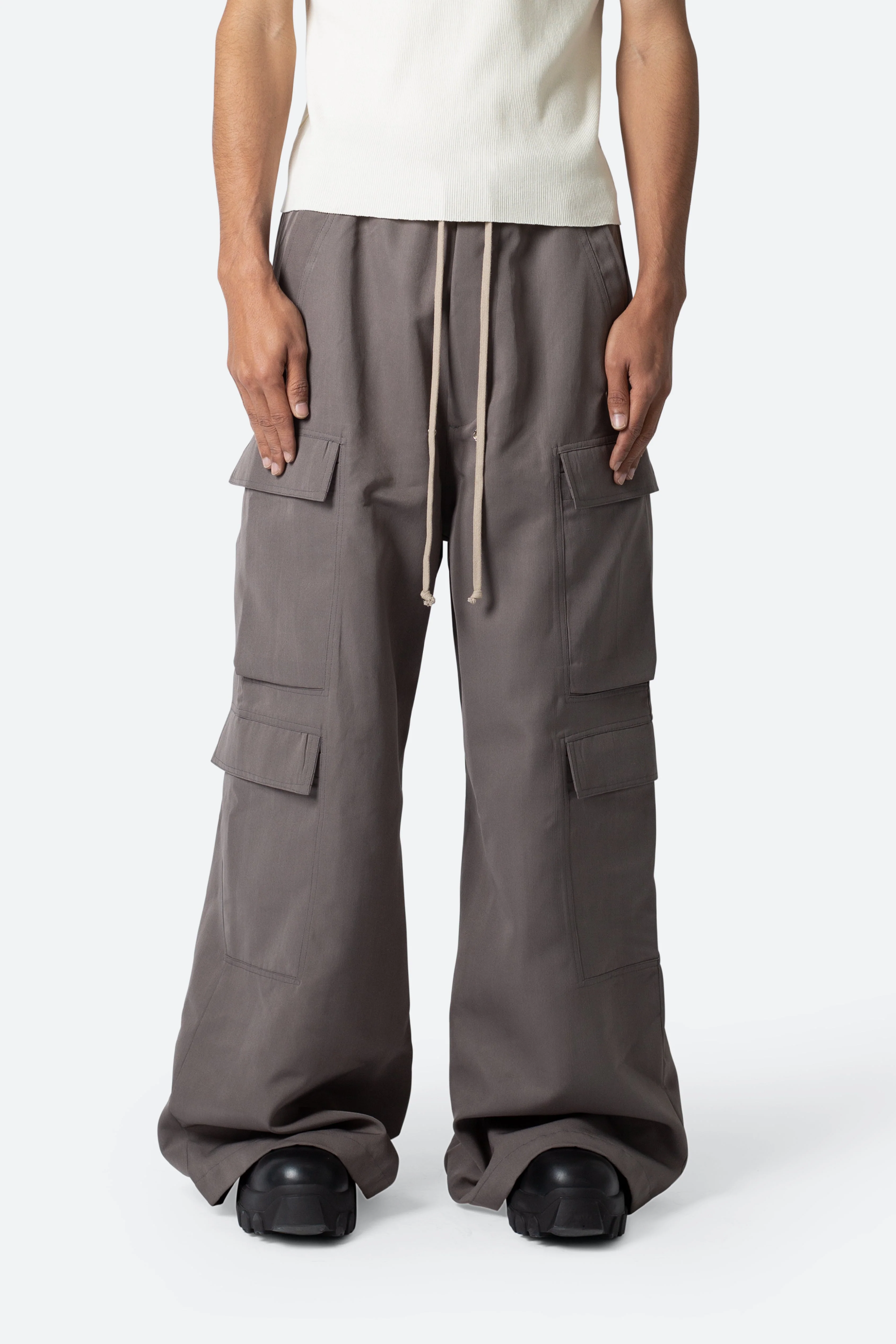 Rave Double Cargo Pants - Dusty Brown - Image 3