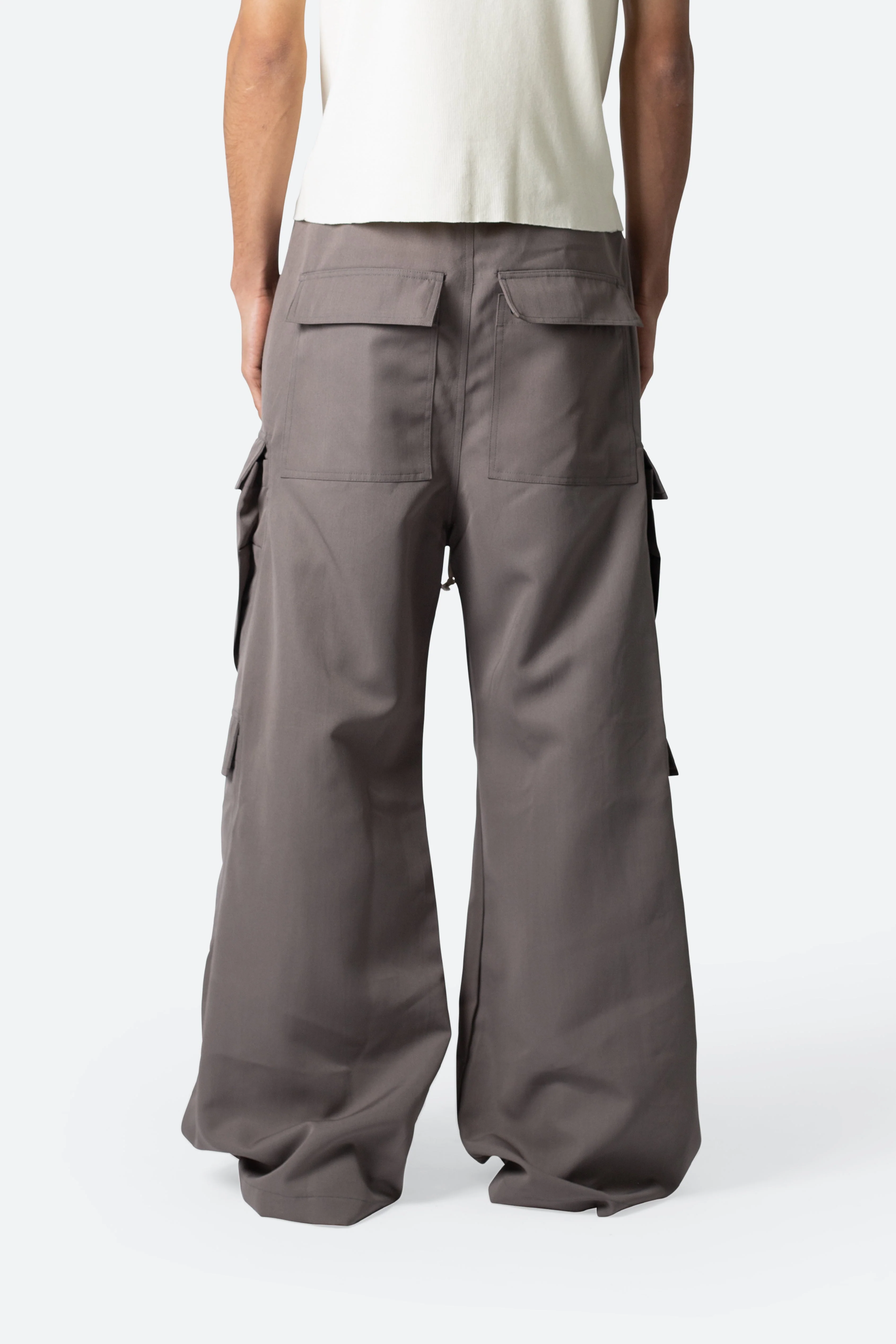 Rave Double Cargo Pants - Dusty Brown - Image 6