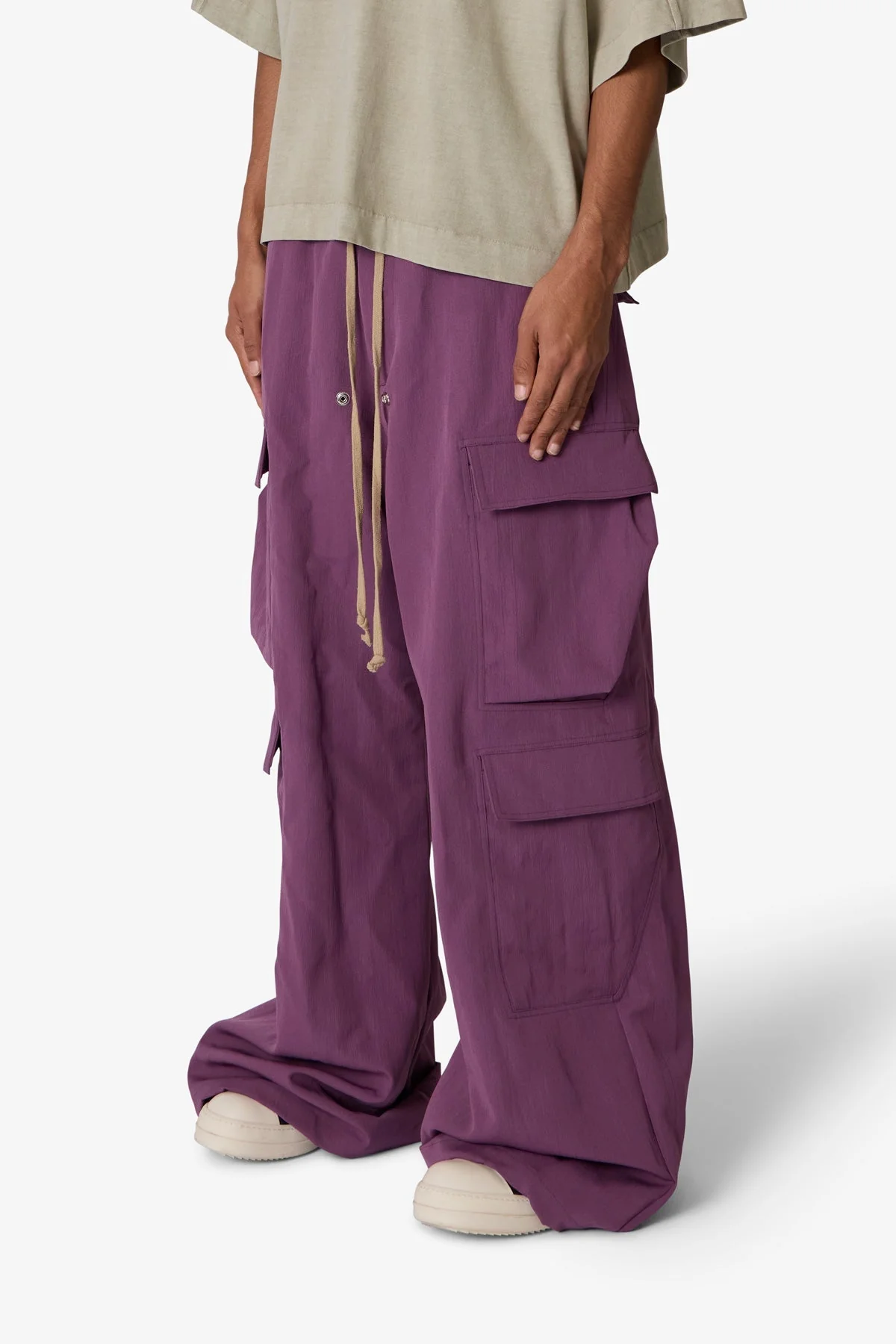 Rave Double Cargo Pants - Mauve - Image 3