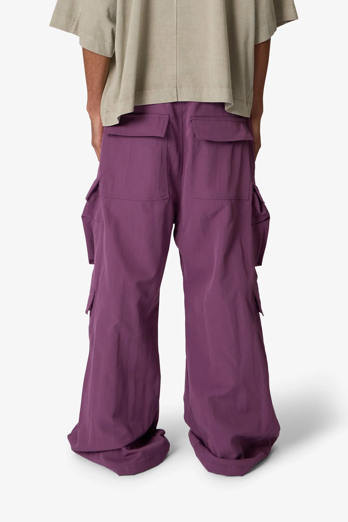 Rave Double Cargo Pants - Mauve - Image 5