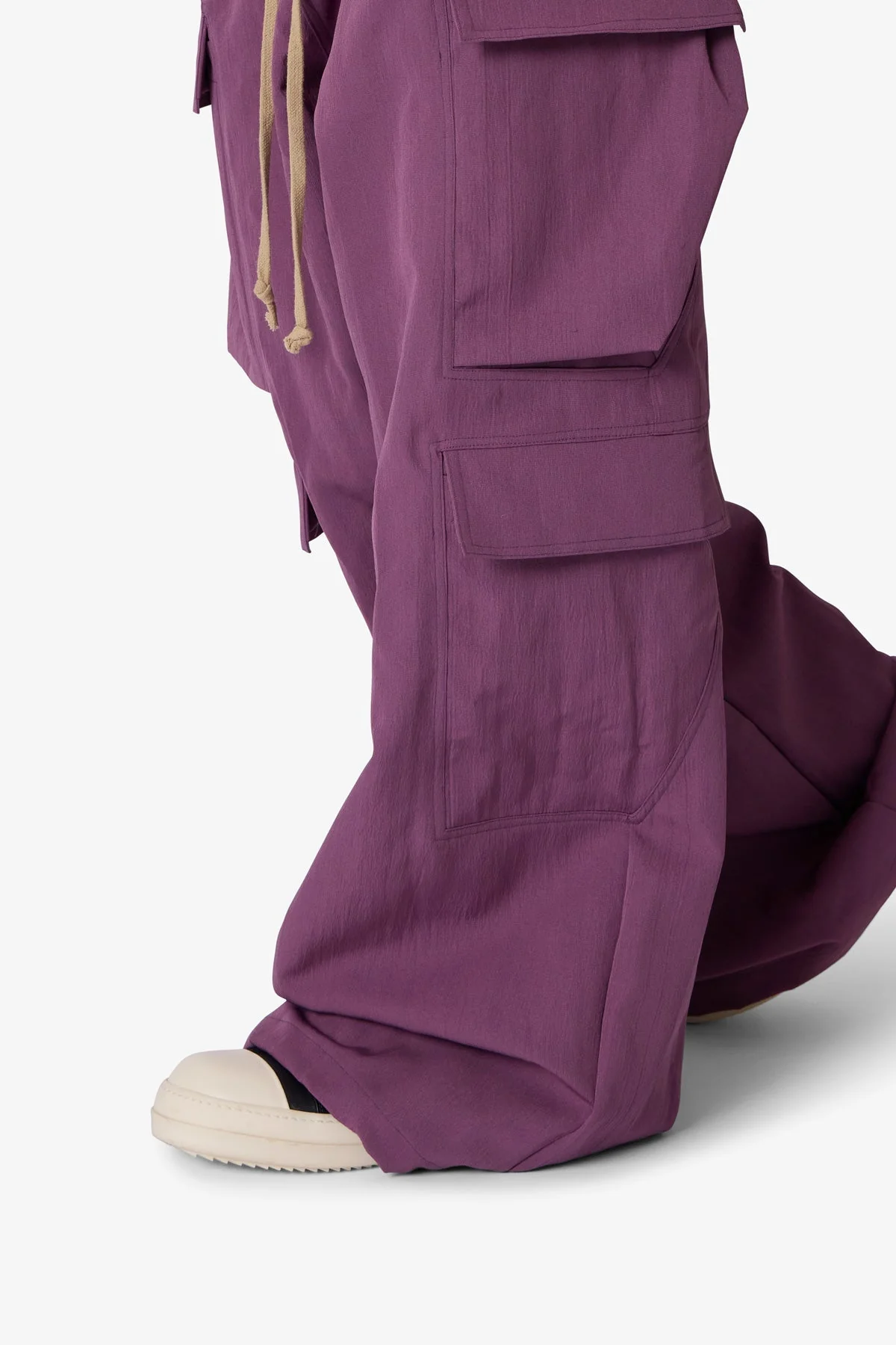Rave Double Cargo Pants - Mauve - Image 8