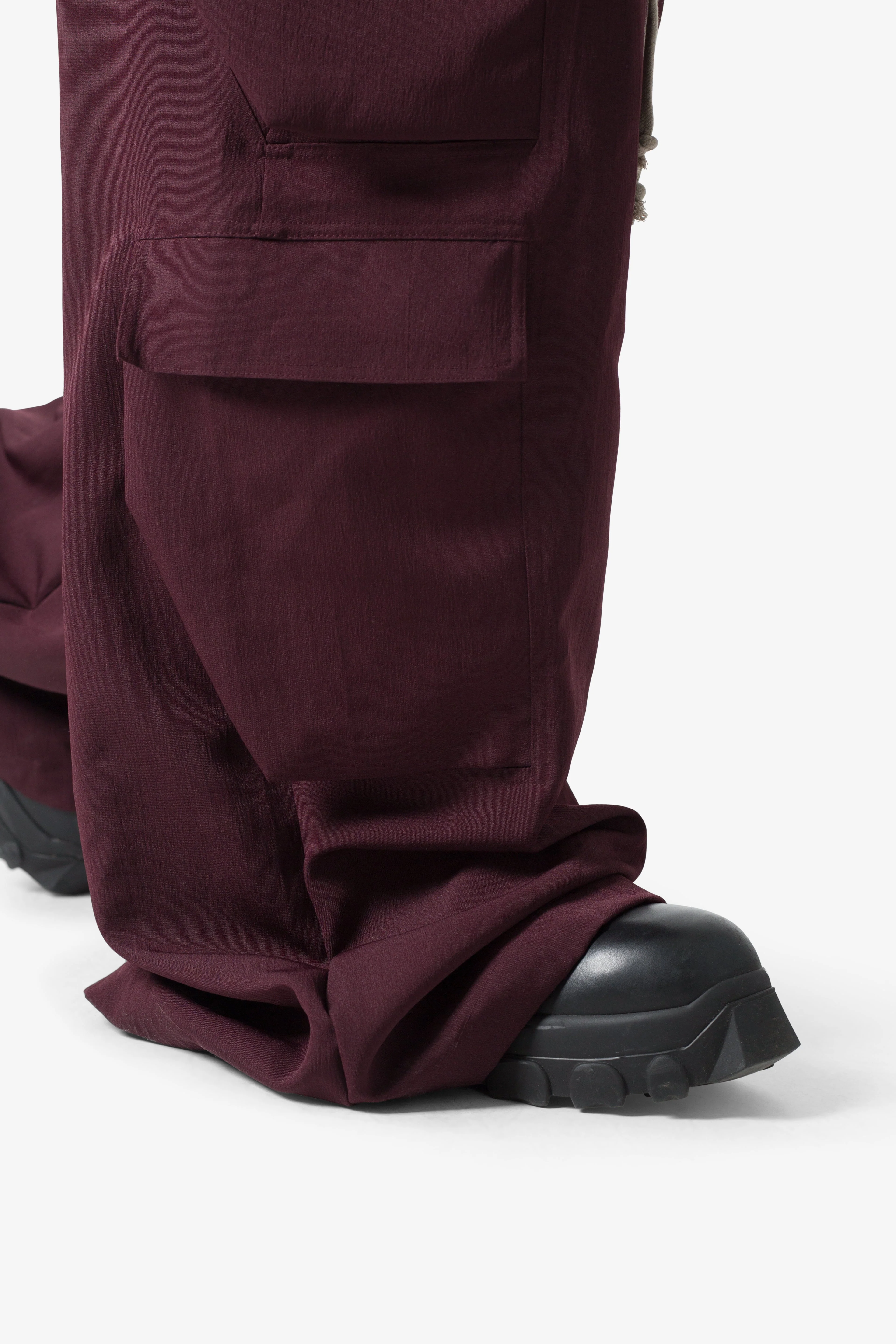 Rave Double Cargo Pants - Plum - Image 8