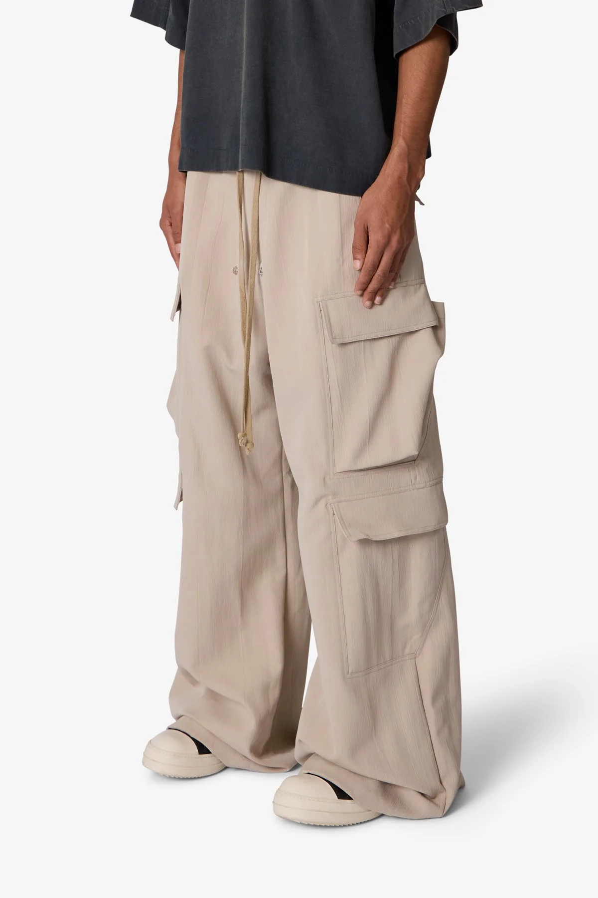 Rave Double Cargo Pants - Tan - Image 3