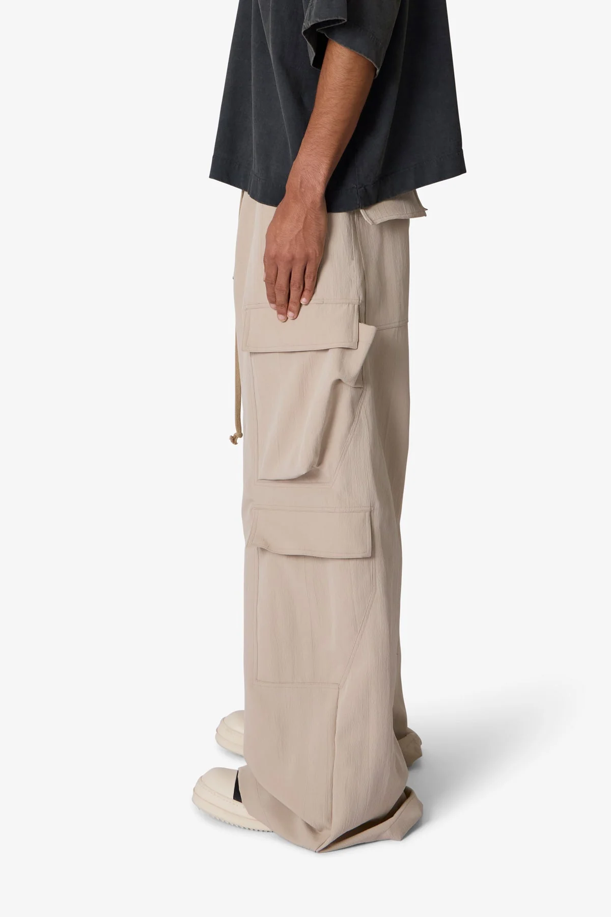 Rave Double Cargo Pants - Tan - Image 4