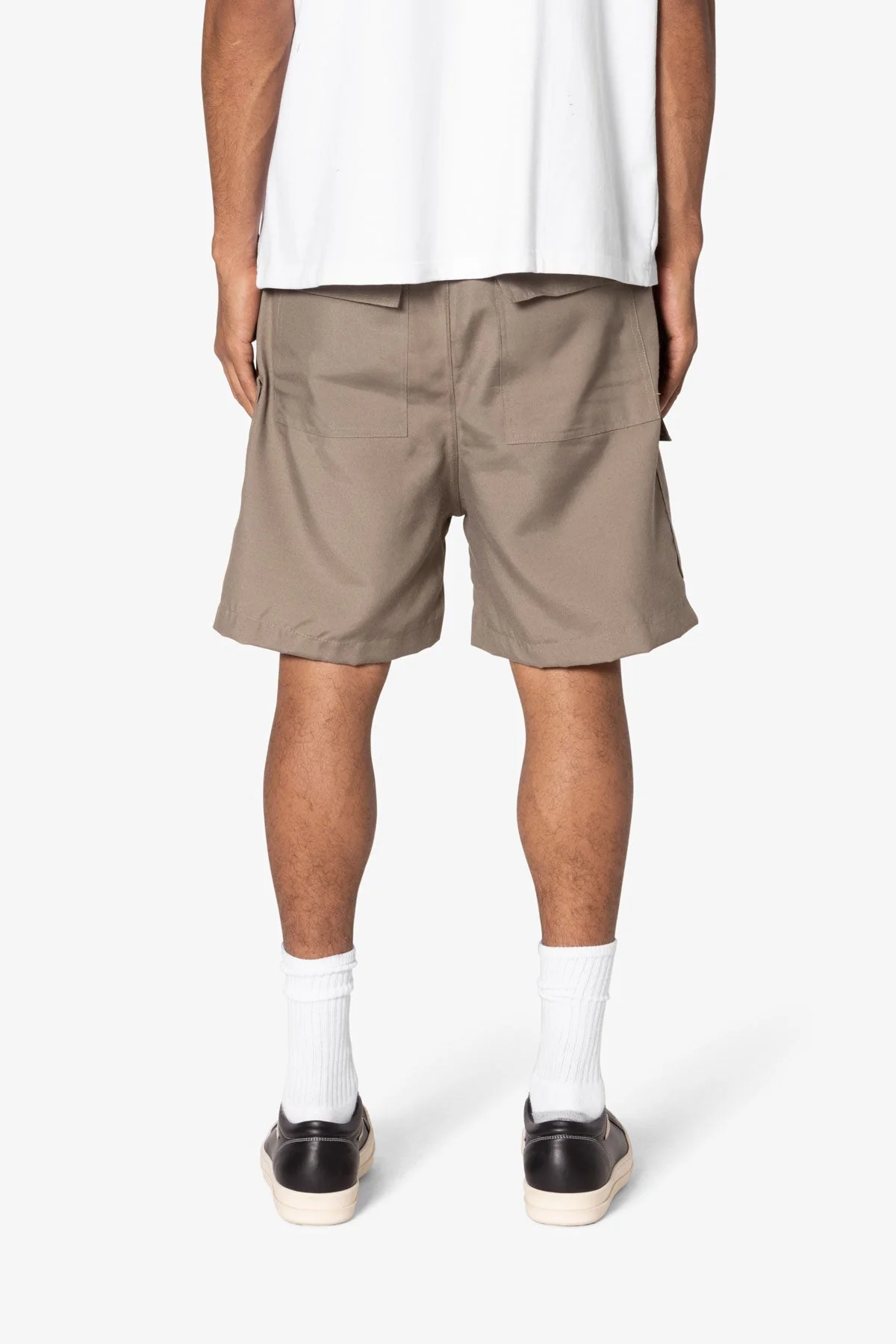 Rave Double Cargo Shorts - Olive - Image 6