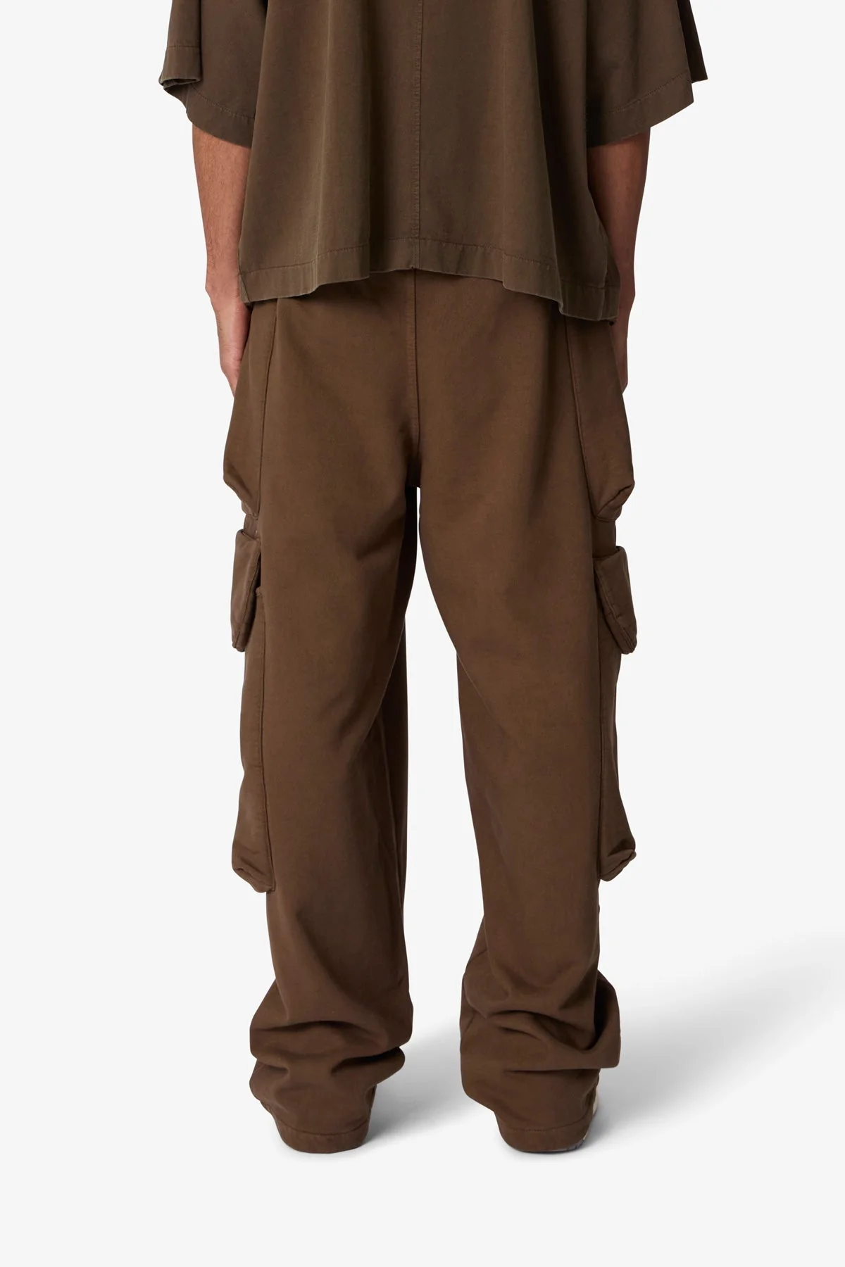 Side Cargo Pocket Sweatpants - Olive - Image 5