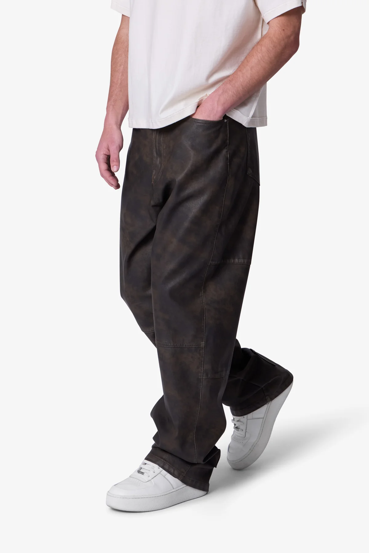 Ultra Baggy Arcane Pants - Black/Brown - Image 6