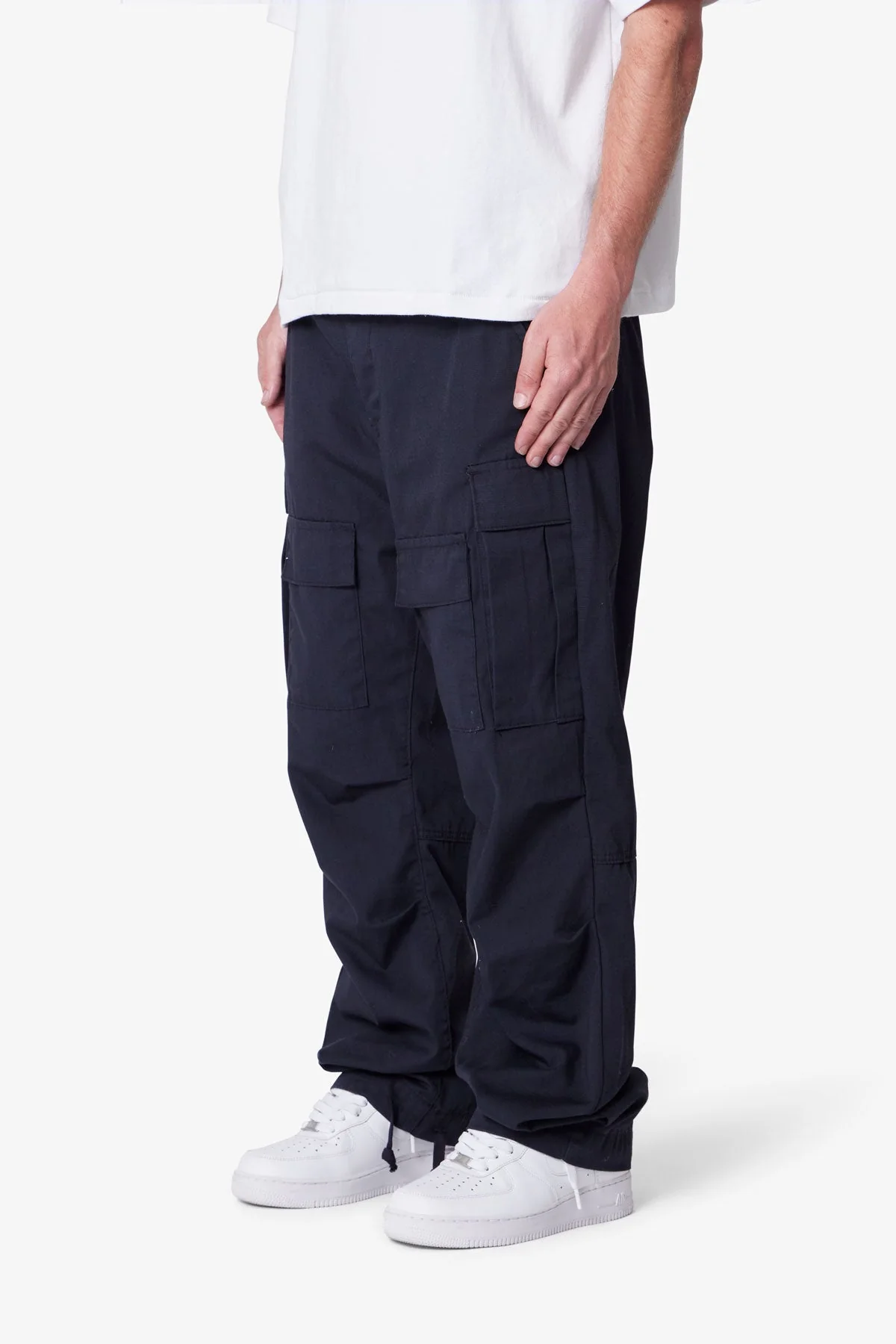 Ultra Baggy Cargo Pants - Black - Image 3