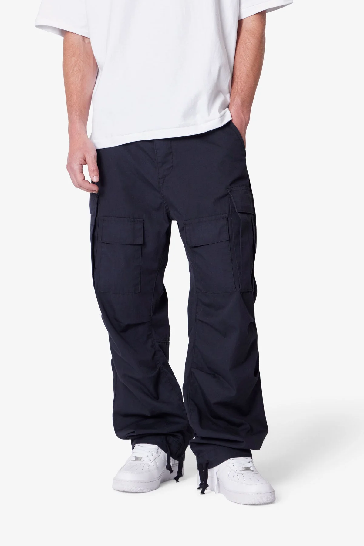 Ultra Baggy Cargo Pants - Black - Image 6