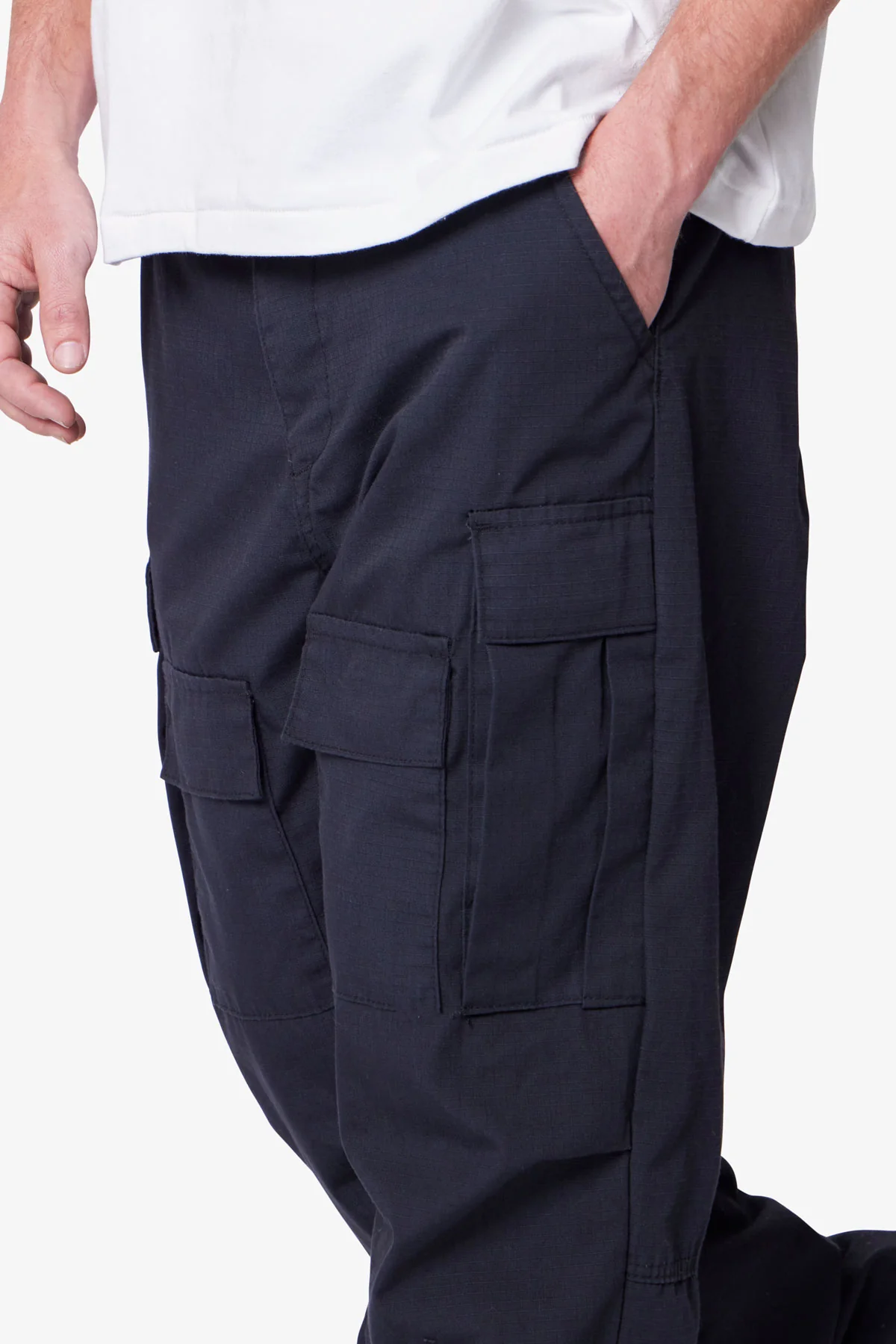 Ultra Baggy Cargo Pants - Black - Image 7