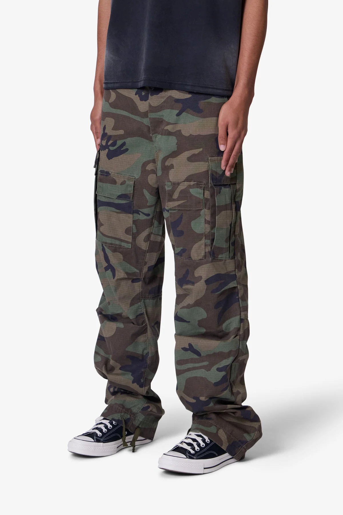 Ultra Baggy Cargo Pants - Camo - Image 3