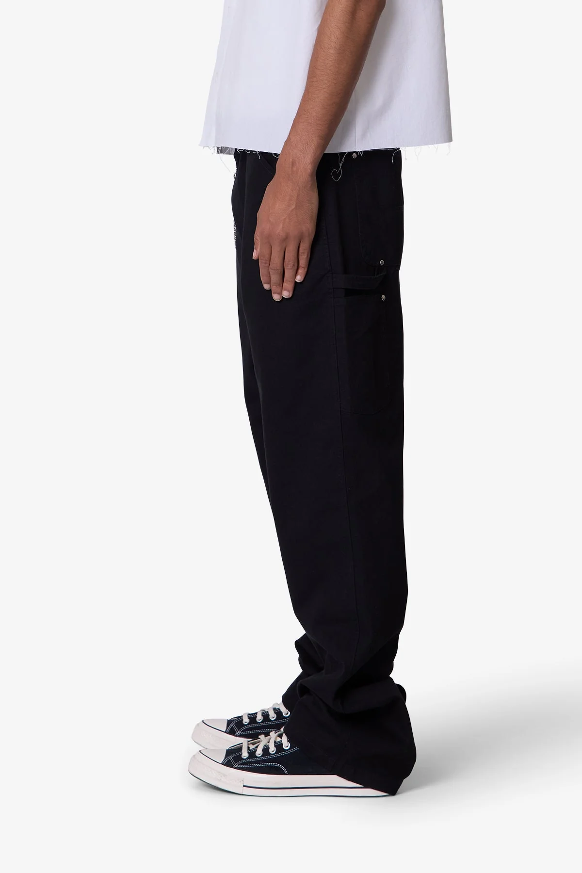 Ultra Baggy Chino Pants - Black - Image 4