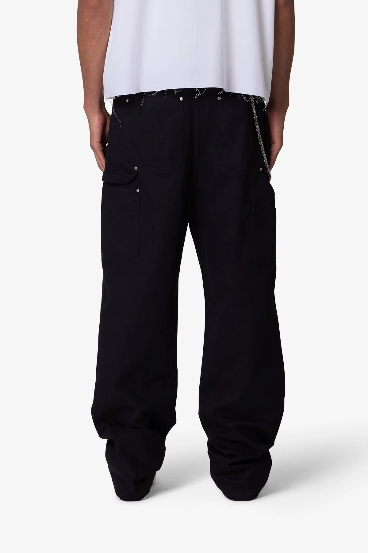 Ultra Baggy Chino Pants - Black - Image 5